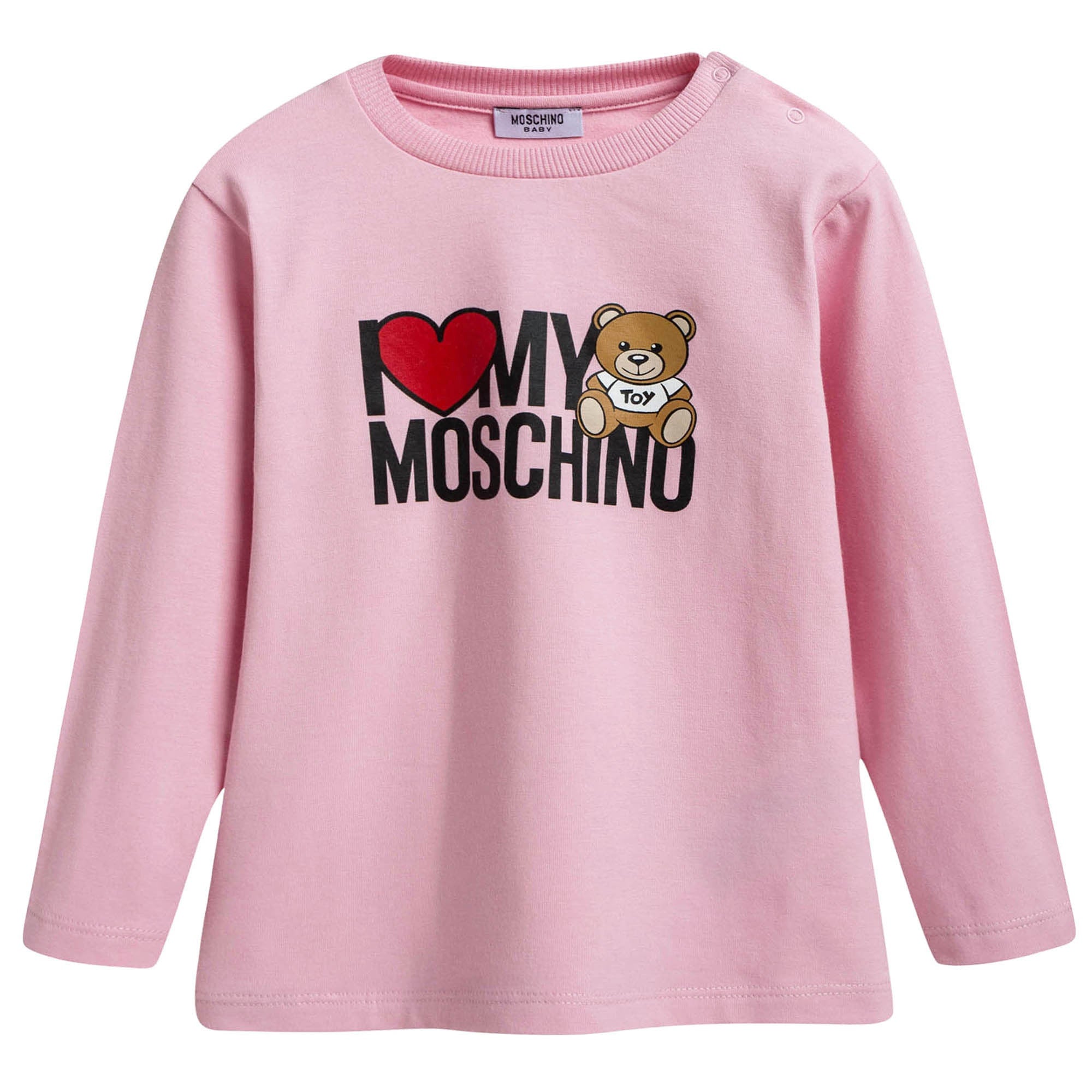 Baby Girls Pink Heart T-shirt