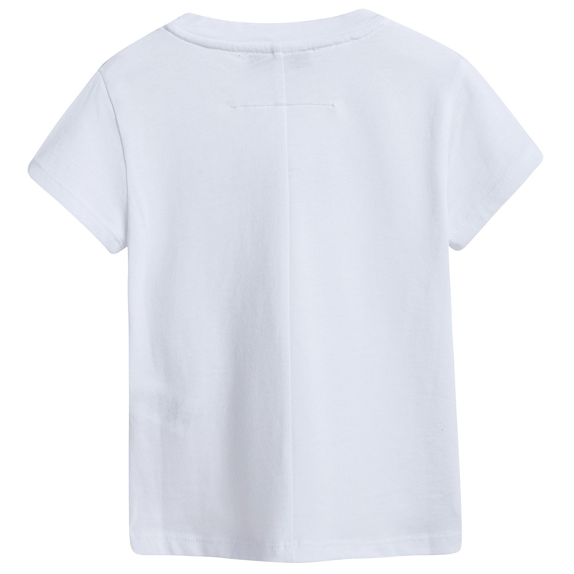 Girls White Logo T-shirt