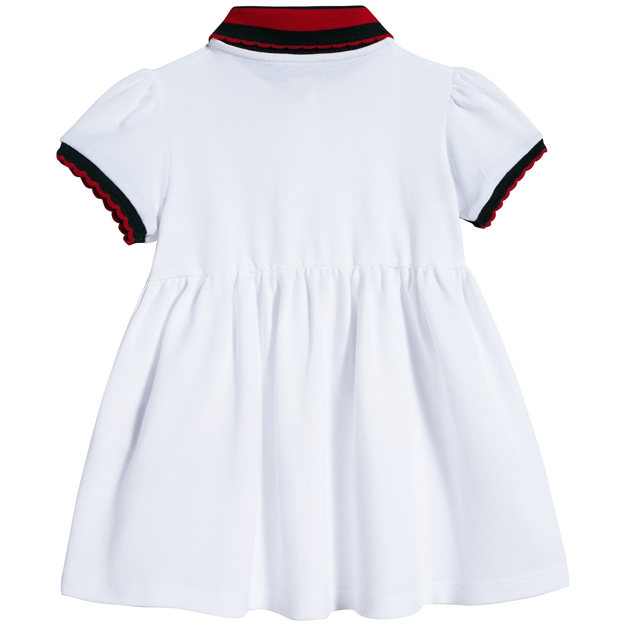 Baby Girls White Cotton Dress