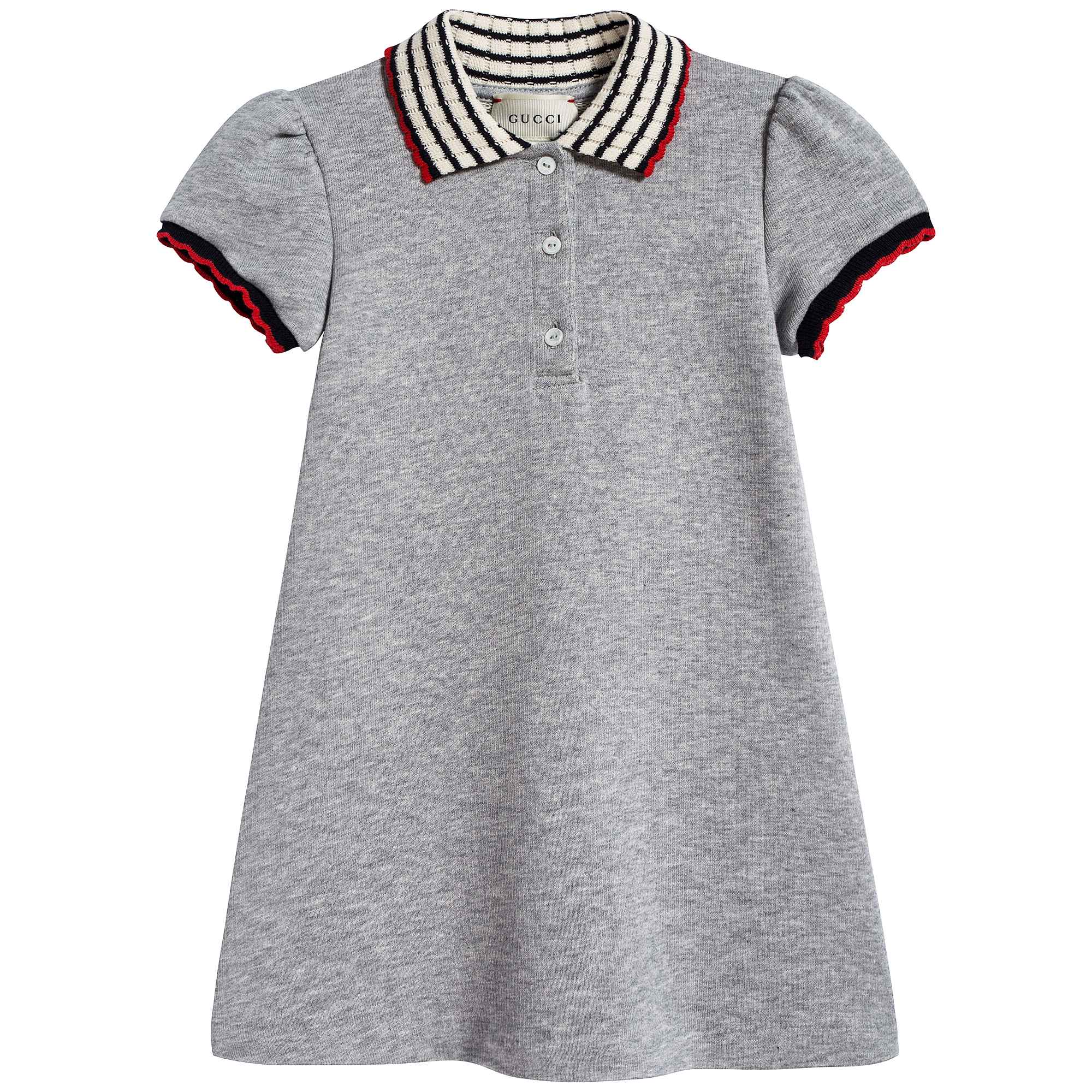 Baby Girls Grey Cotton Dress