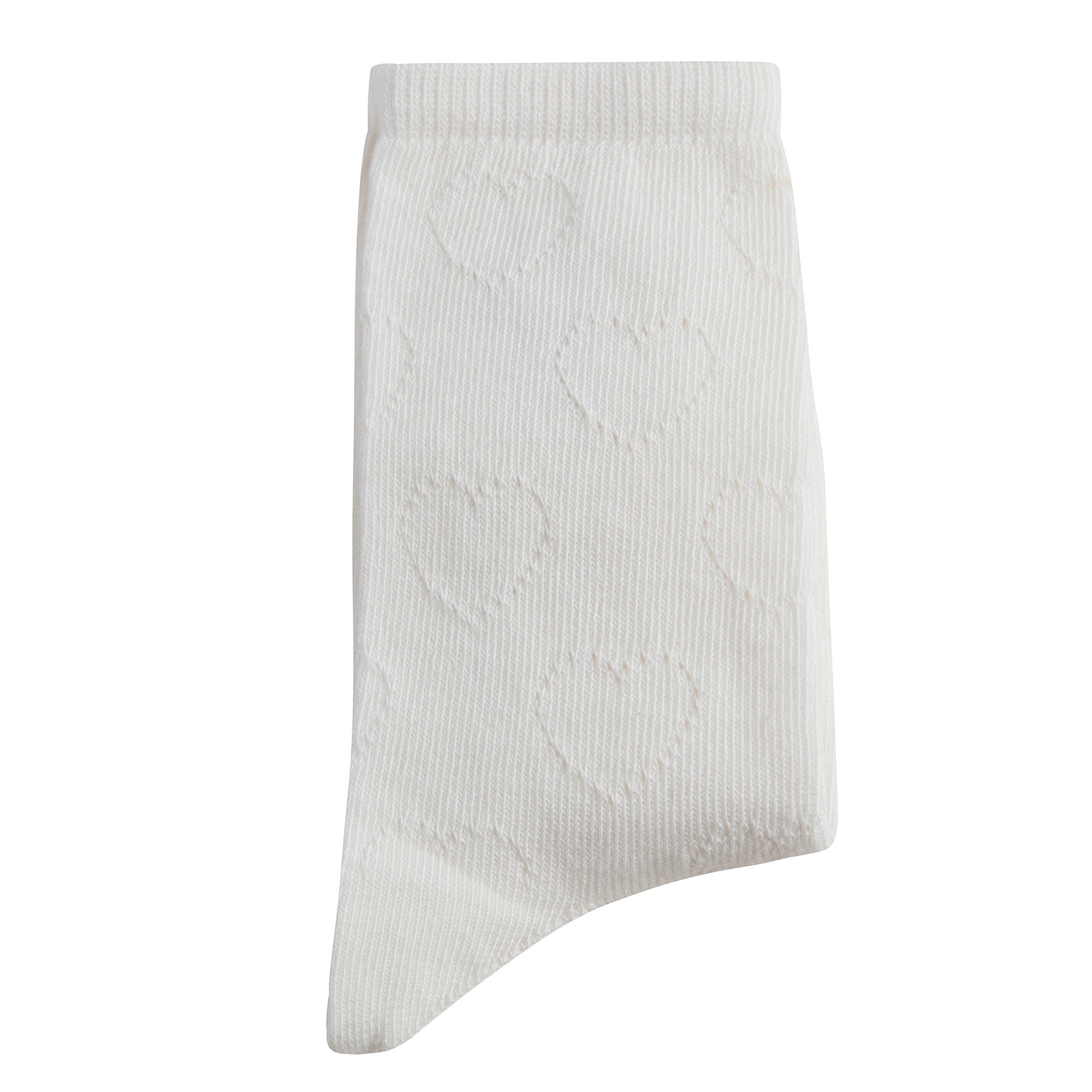 Girls White Cotton Socks