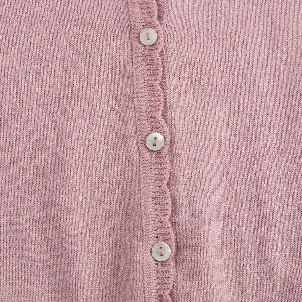 Baby Girls Light Pink Cotton Knitted Cardigan - CÉMAROSE | Children's Fashion Store - 4