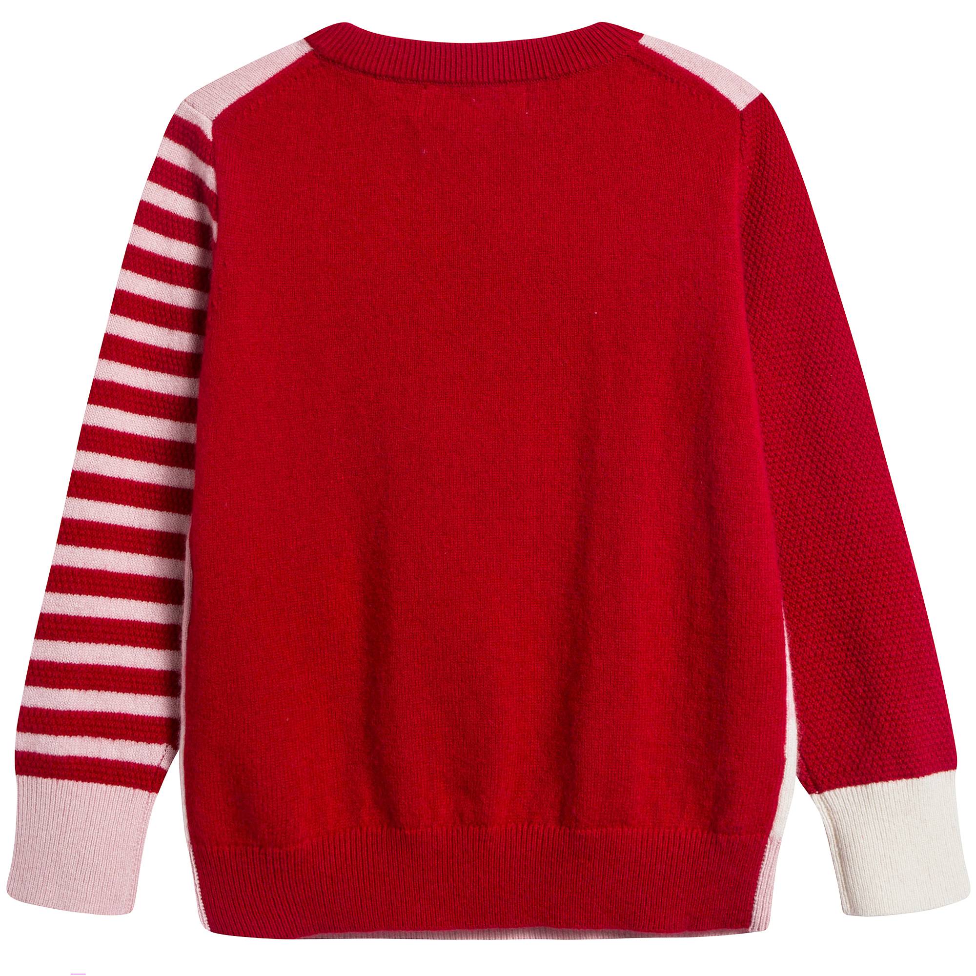 Girls Natural White Knits Cashmere Sweater
