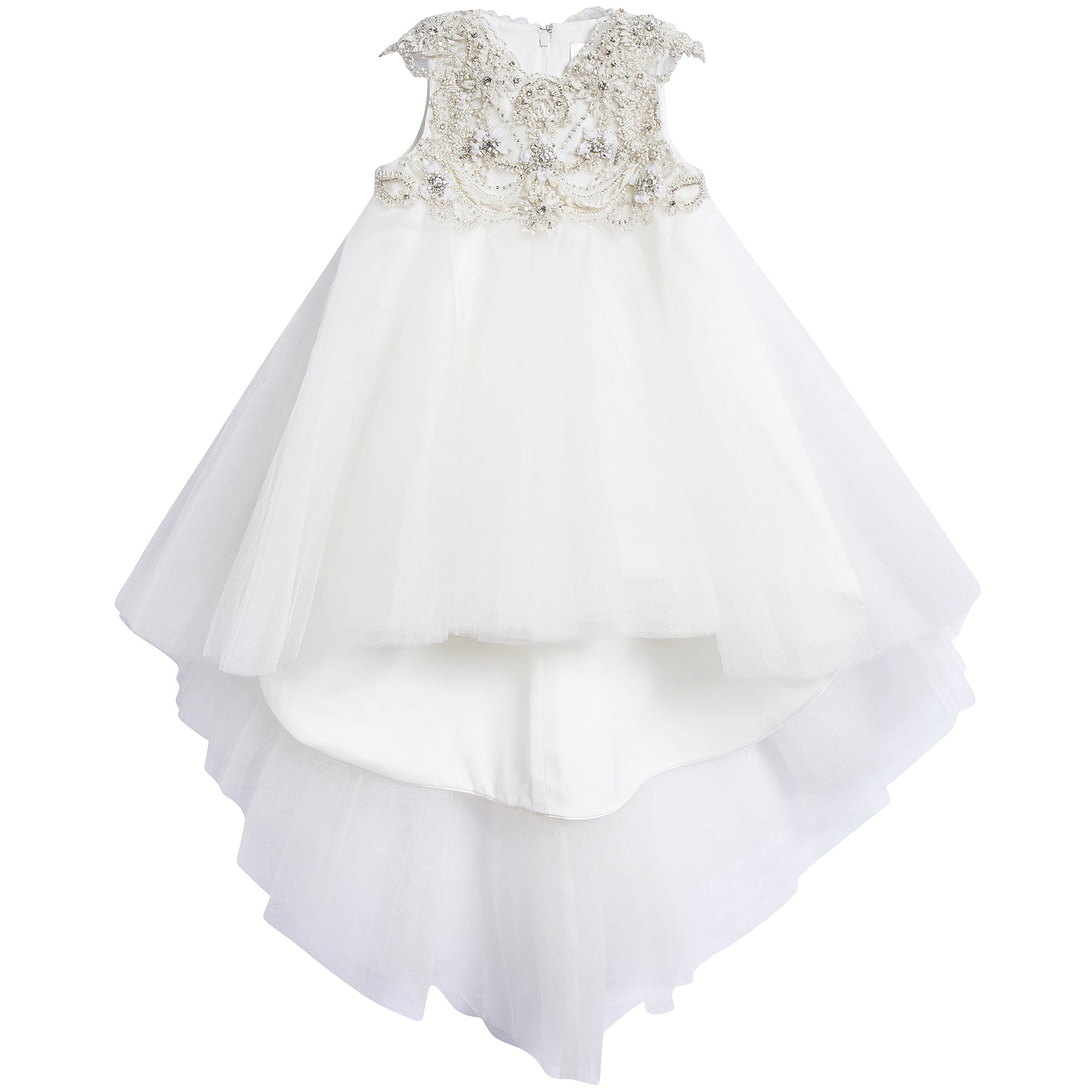 Girls White "Pruncess Ekaterina" Dress