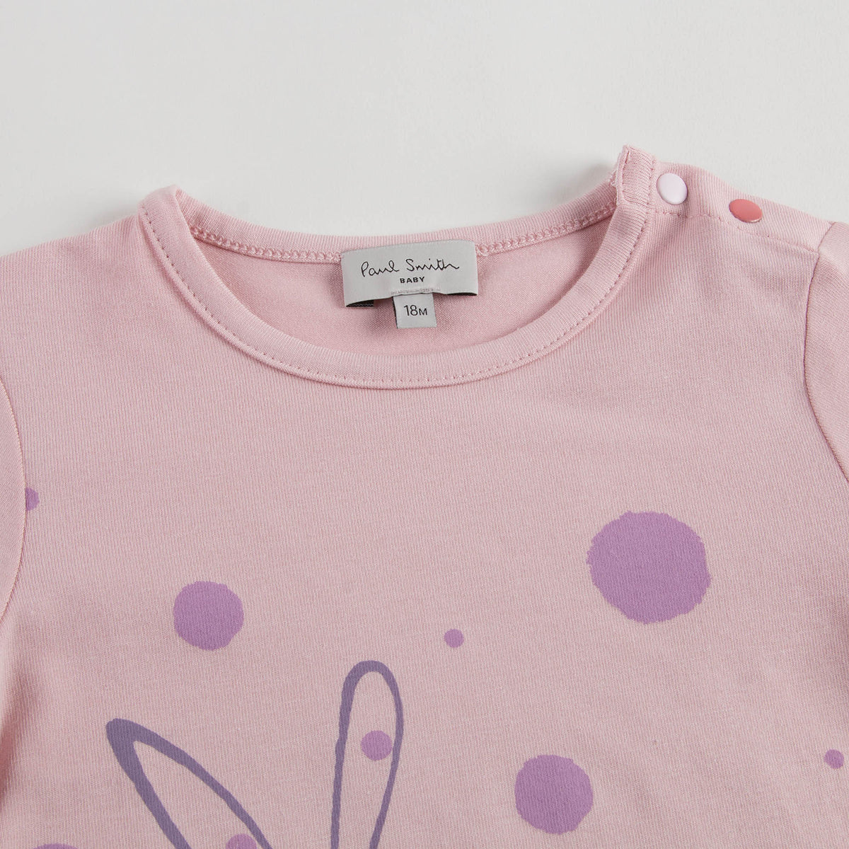 Baby Girls Pink Fancy Printed Trims T-Shirt - CÉMAROSE | Children's Fashion Store - 4