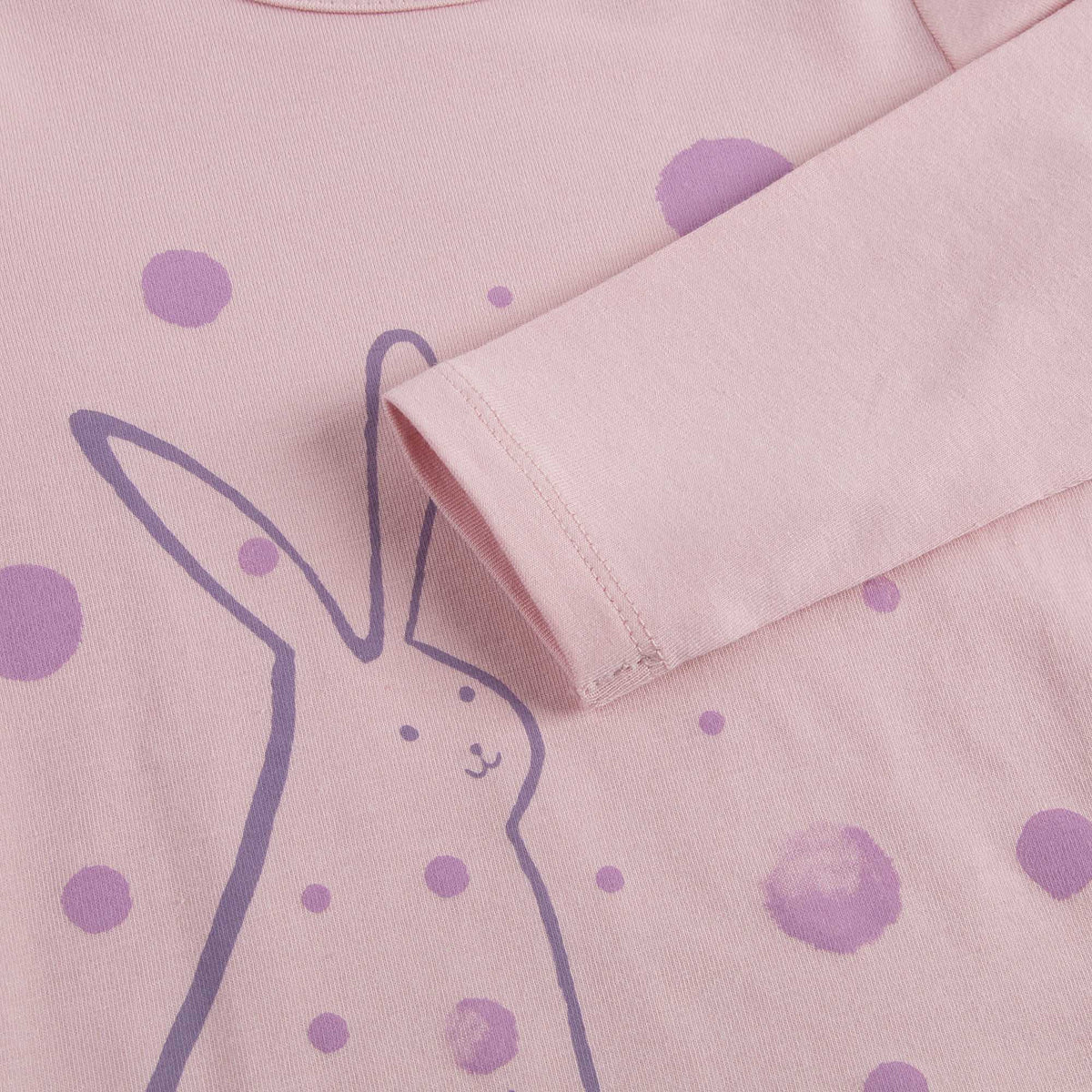 Baby Girls Pink Fancy Printed Trims T-Shirt - CÉMAROSE | Children's Fashion Store - 5
