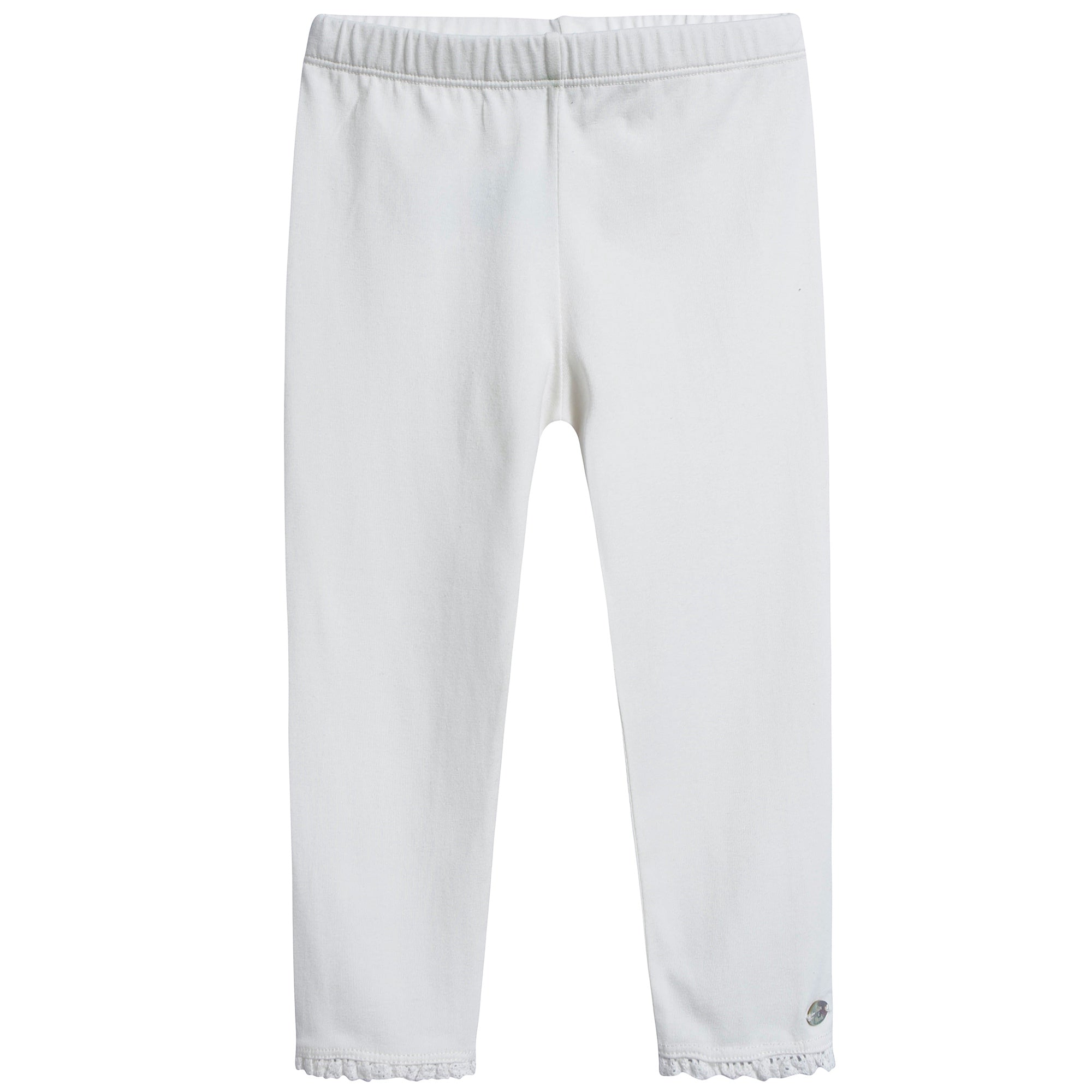Baby Girls Nacre Cotton Leggings