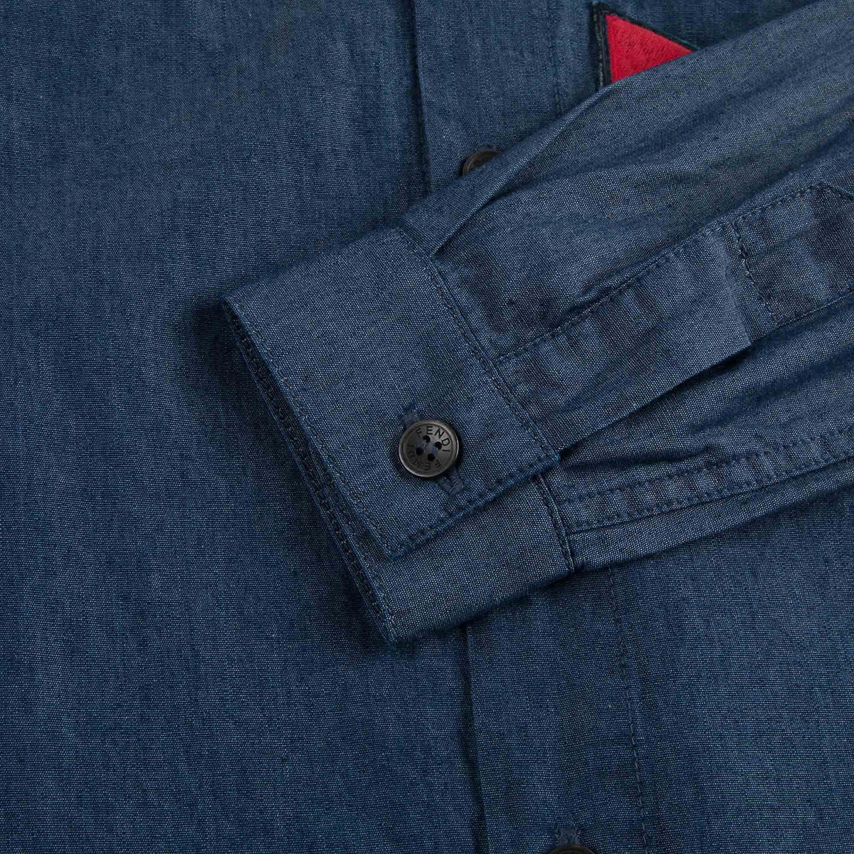 Boys Blue Monster Trims Denim Shirt - CÉMAROSE | Children's Fashion Store - 5