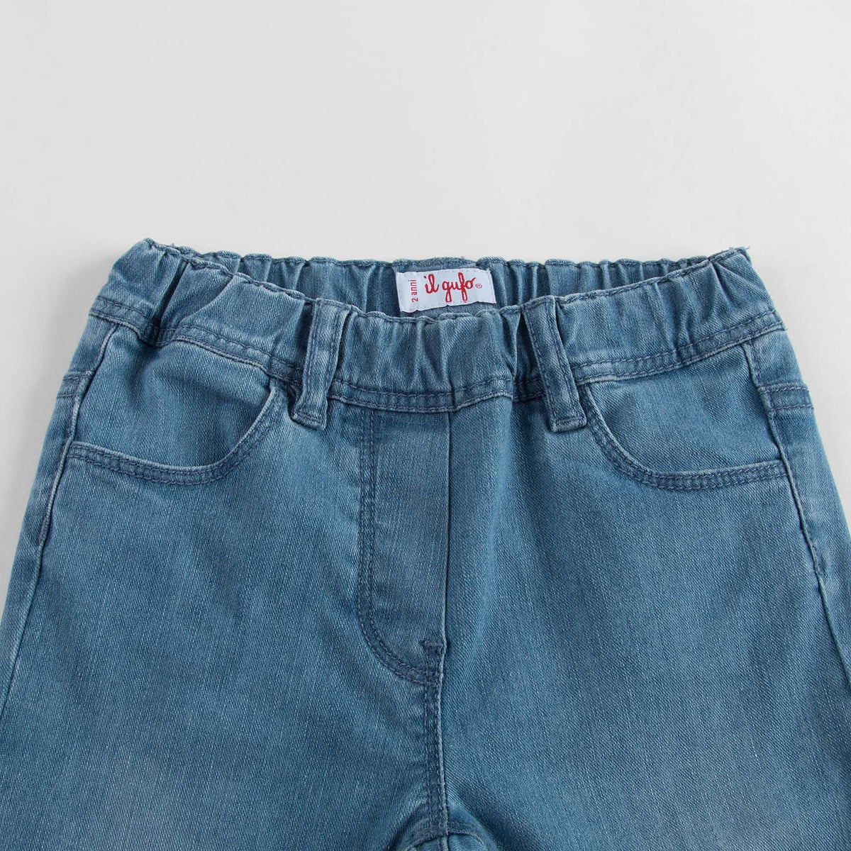 Girls Blue Denim Skinny Jeans - CÉMAROSE | Children's Fashion Store - 3