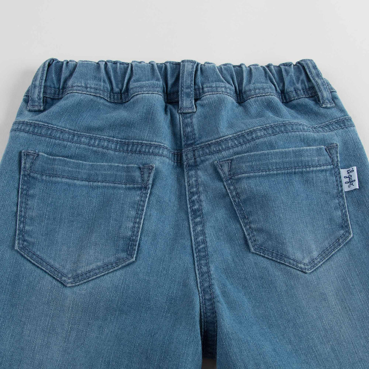 Girls Blue Denim Skinny Jeans - CÉMAROSE | Children's Fashion Store - 6