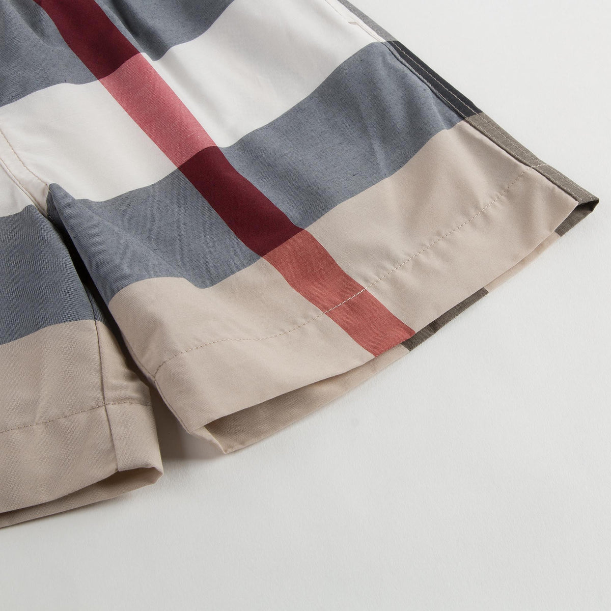 Boys Beige Check Swim Shorts - CÉMAROSE | Children's Fashion Store - 4