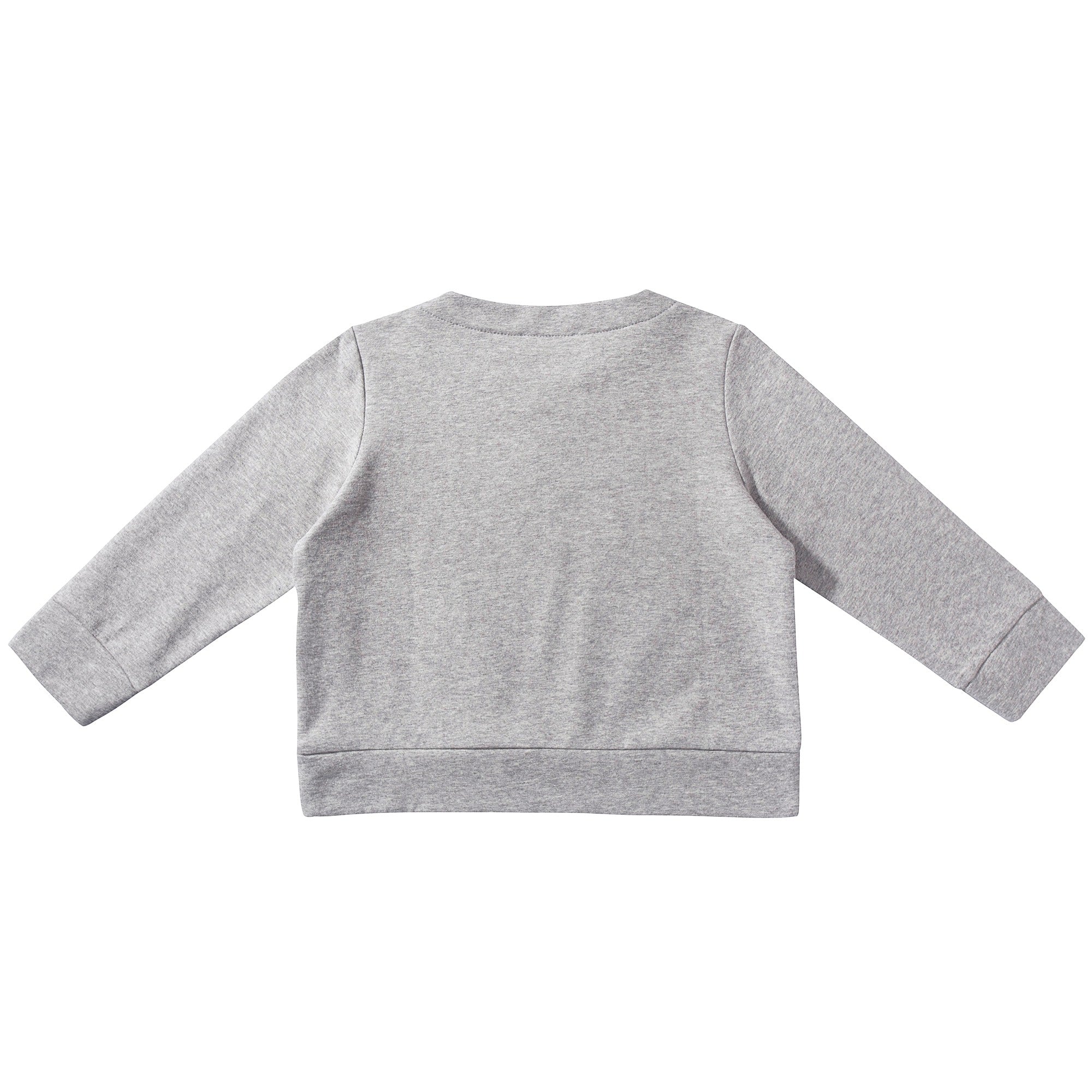 Baby Grey Logo Cotton Sweater
