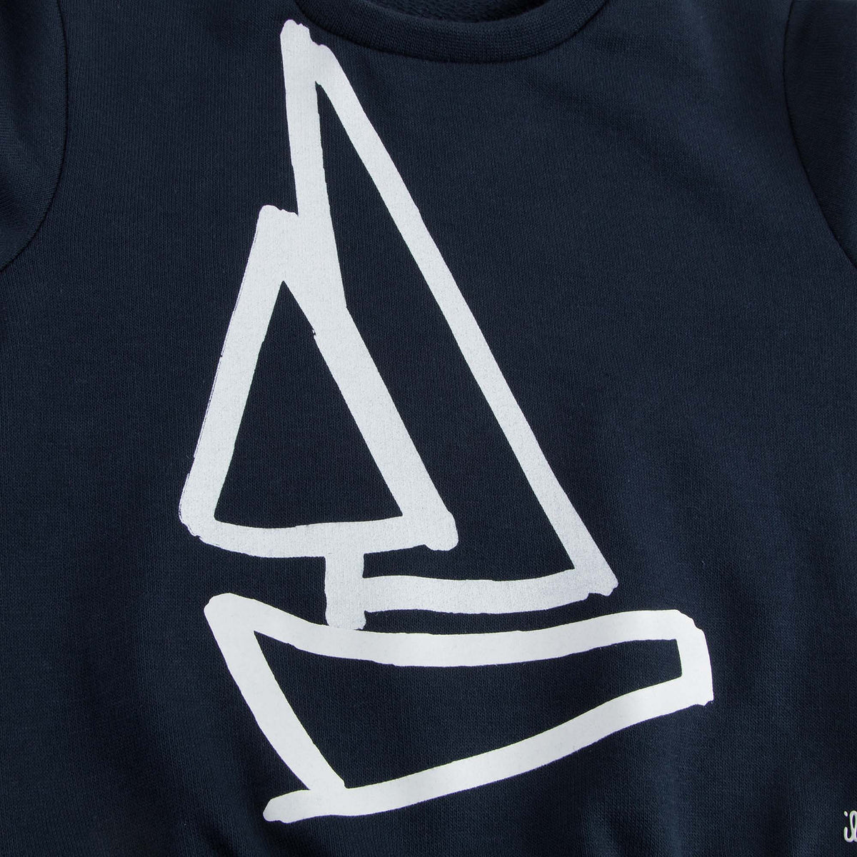 Baby Boys Navy Blue Tracksuit - CÉMAROSE | Children's Fashion Store - 11