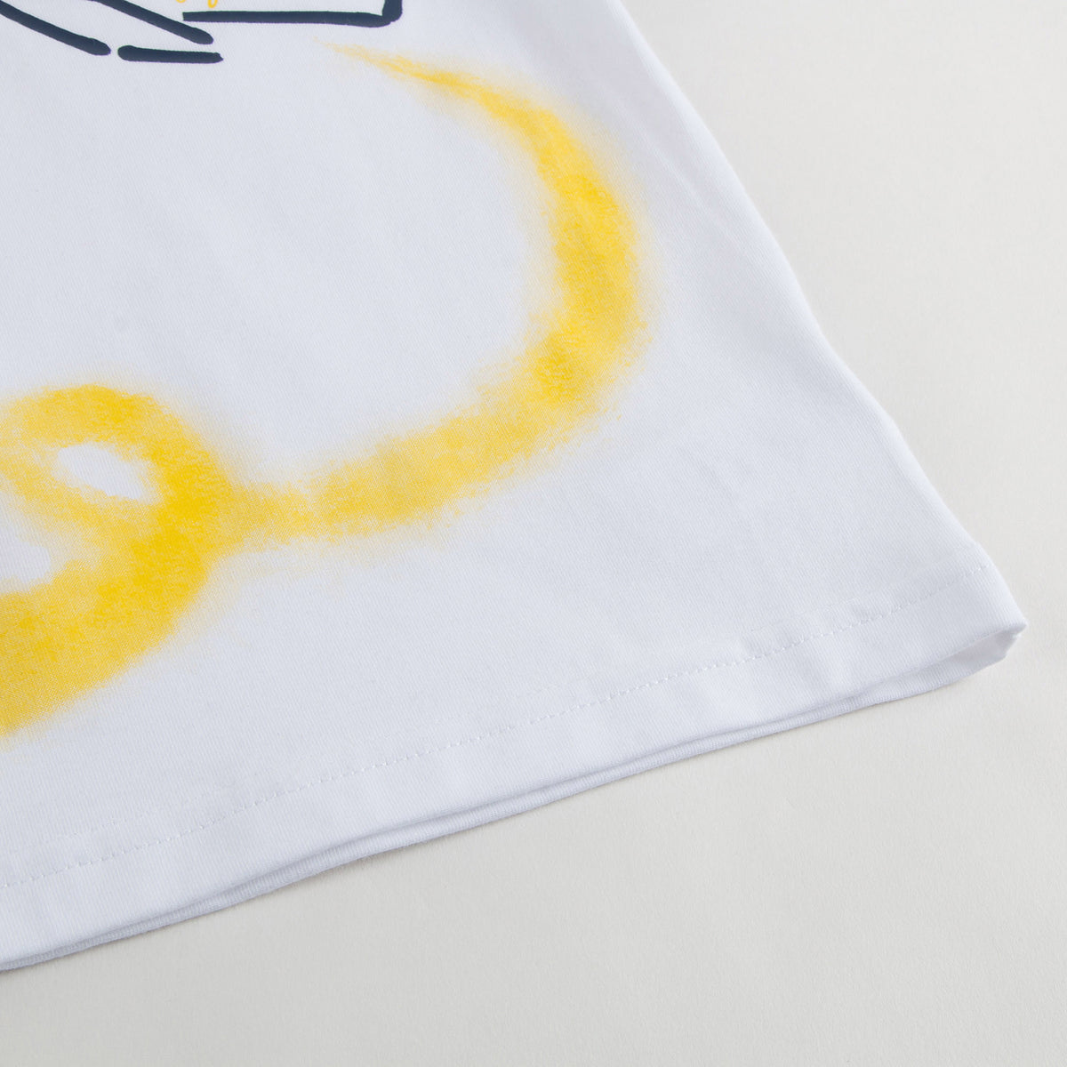 Baby Boys White T-Shirt And Dark Blue Shorts - CÉMAROSE | Children's Fashion Store - 8