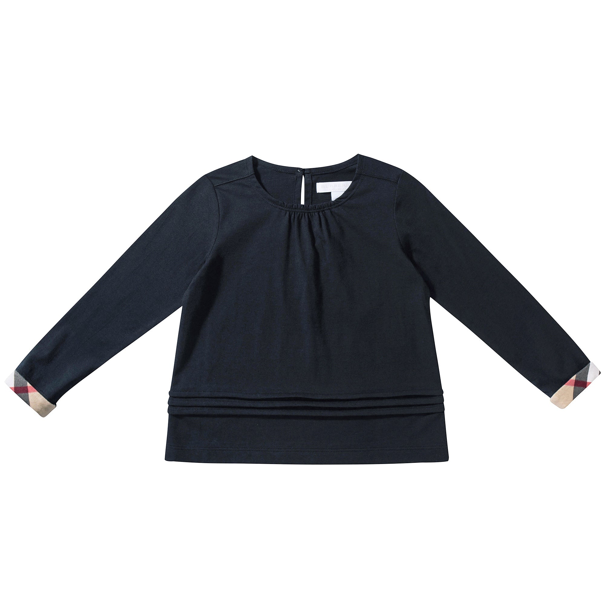 Boys & Girls Navy Blue Cotton T-shirt
