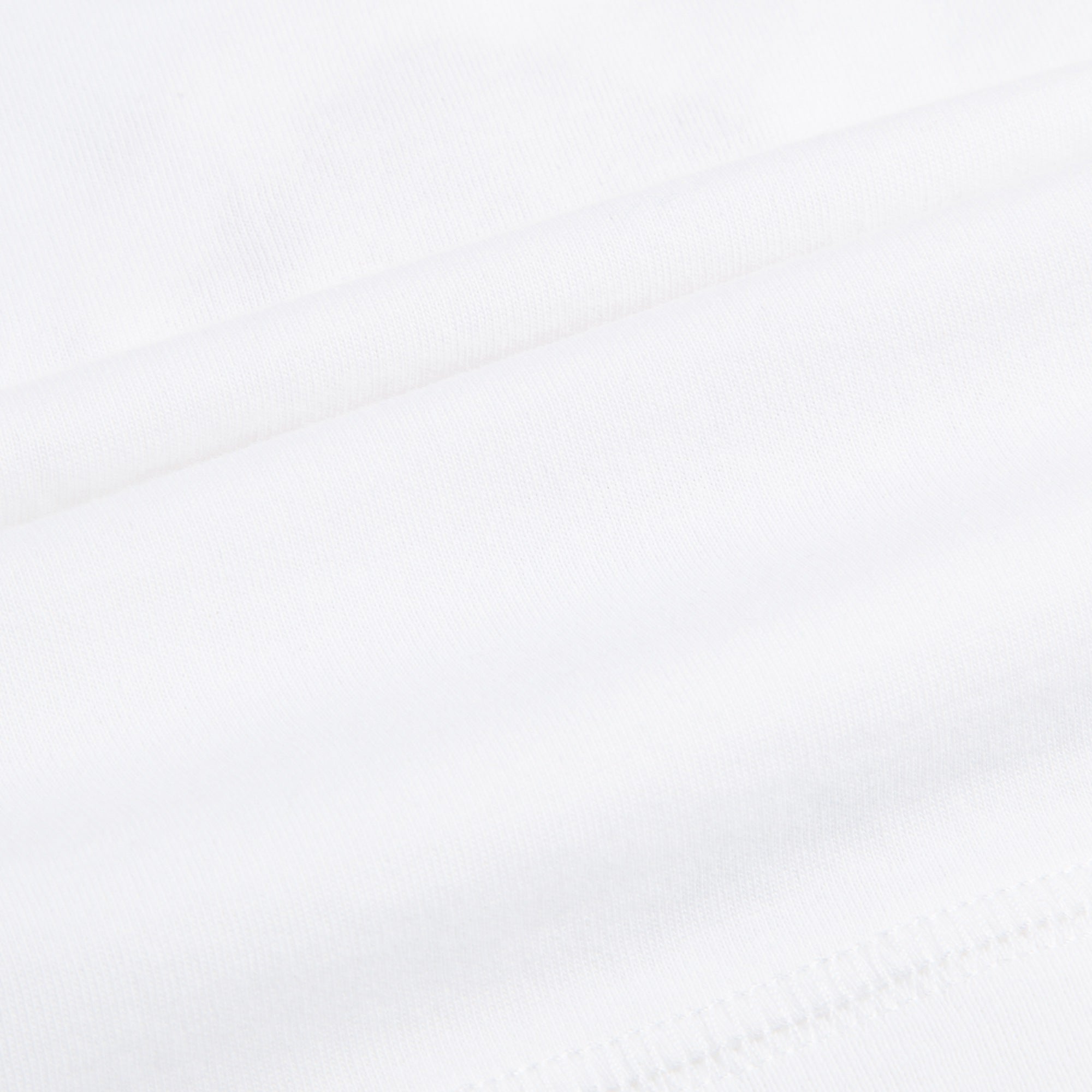 Baby Girls White Cotton T-shirt