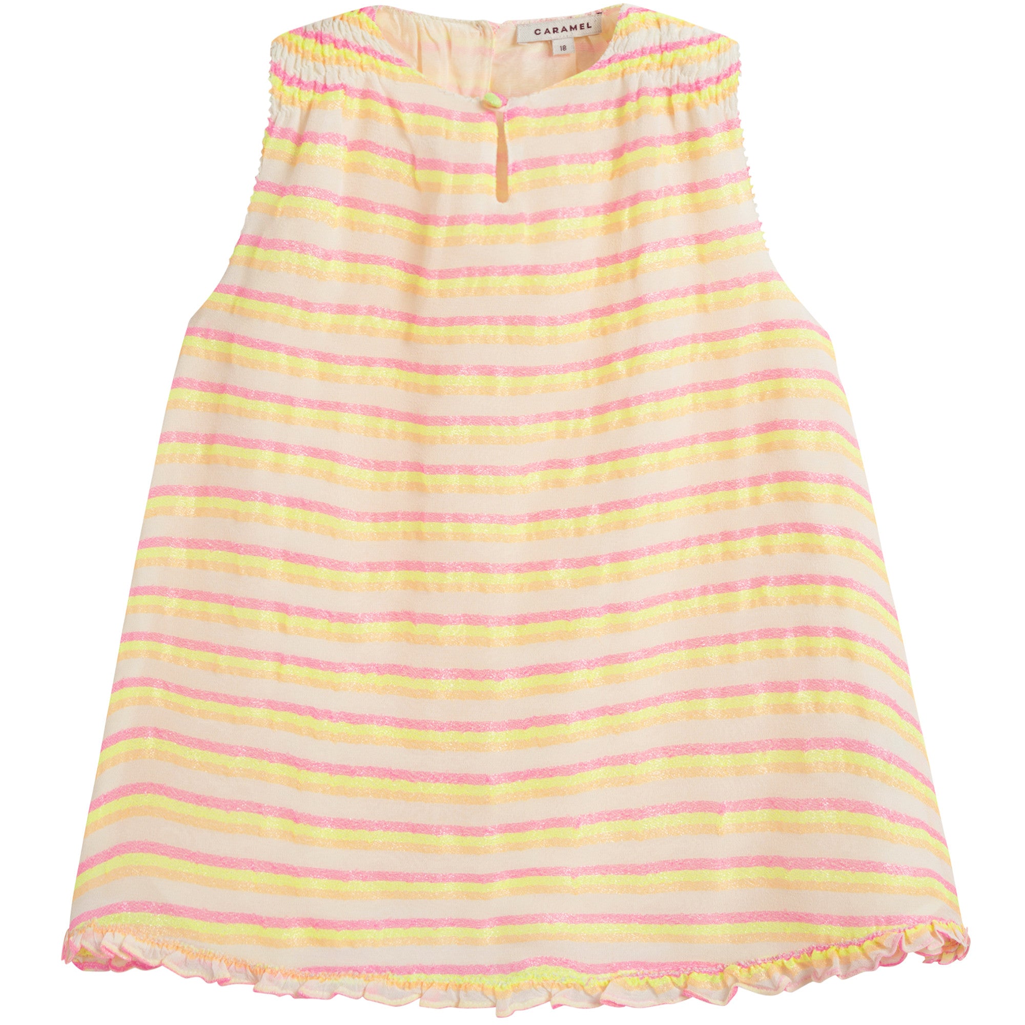 Baby Girls Candy Glitter Striped Party Dress