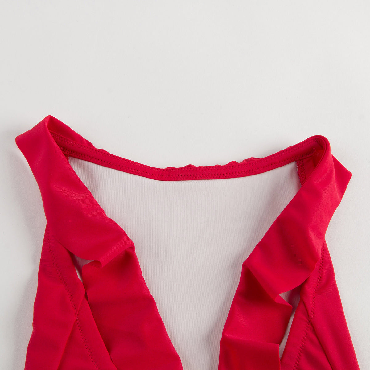 Girls Red Lotus Leaf With Swimsuit - CÉMAROSE | Children's Fashion Store - 5