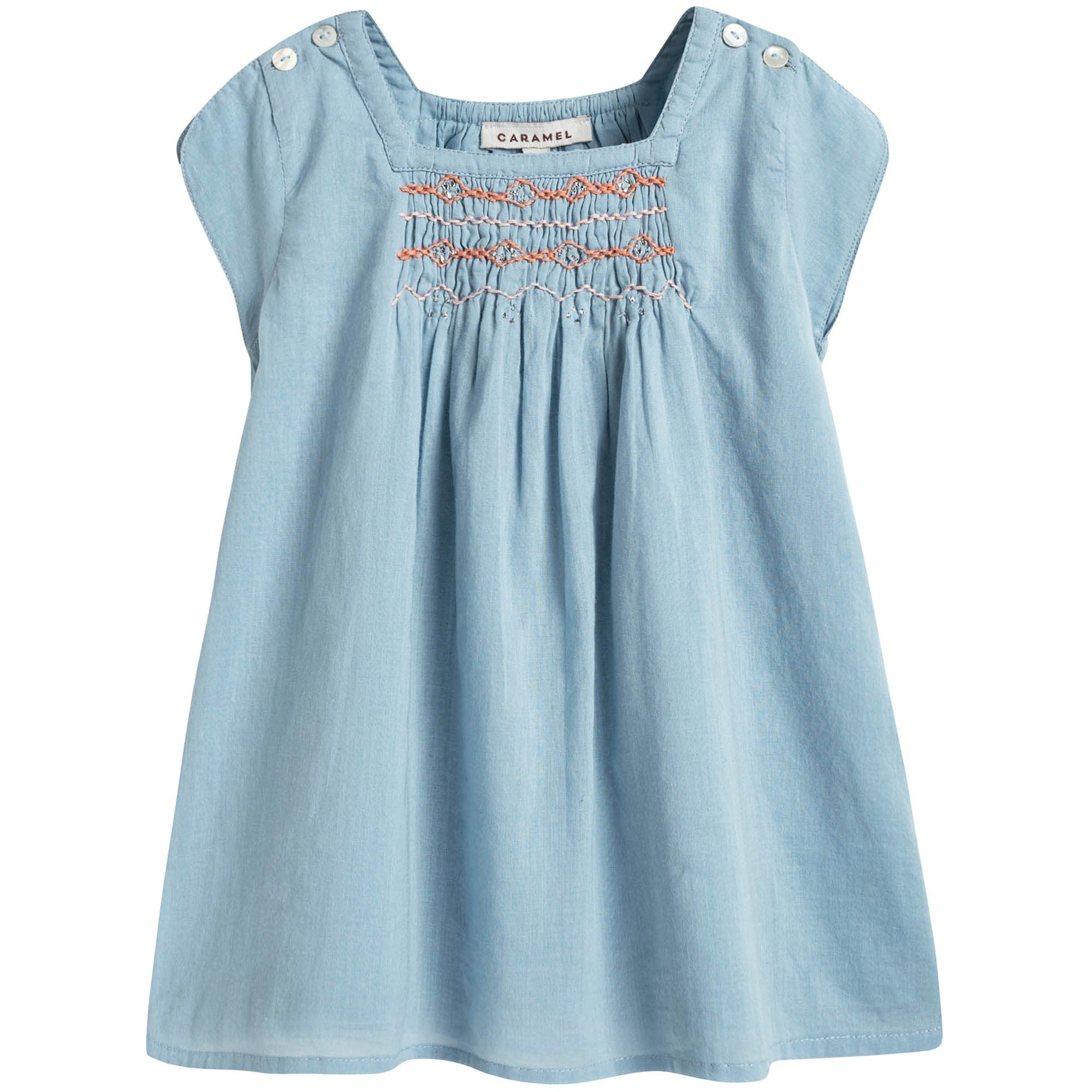 Baby Girls Powder Blue Dress
