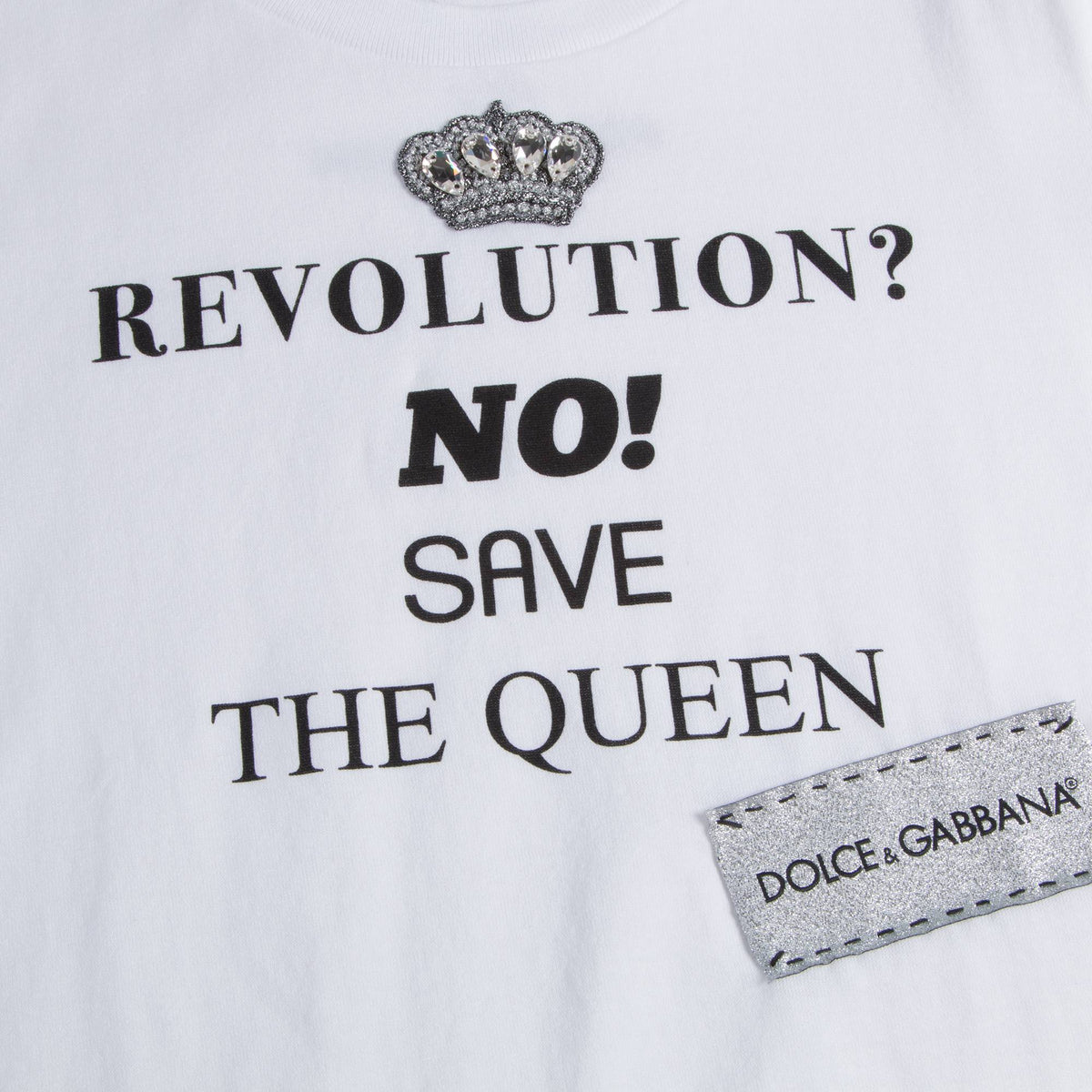 T-shirt blanc en coton pour filles