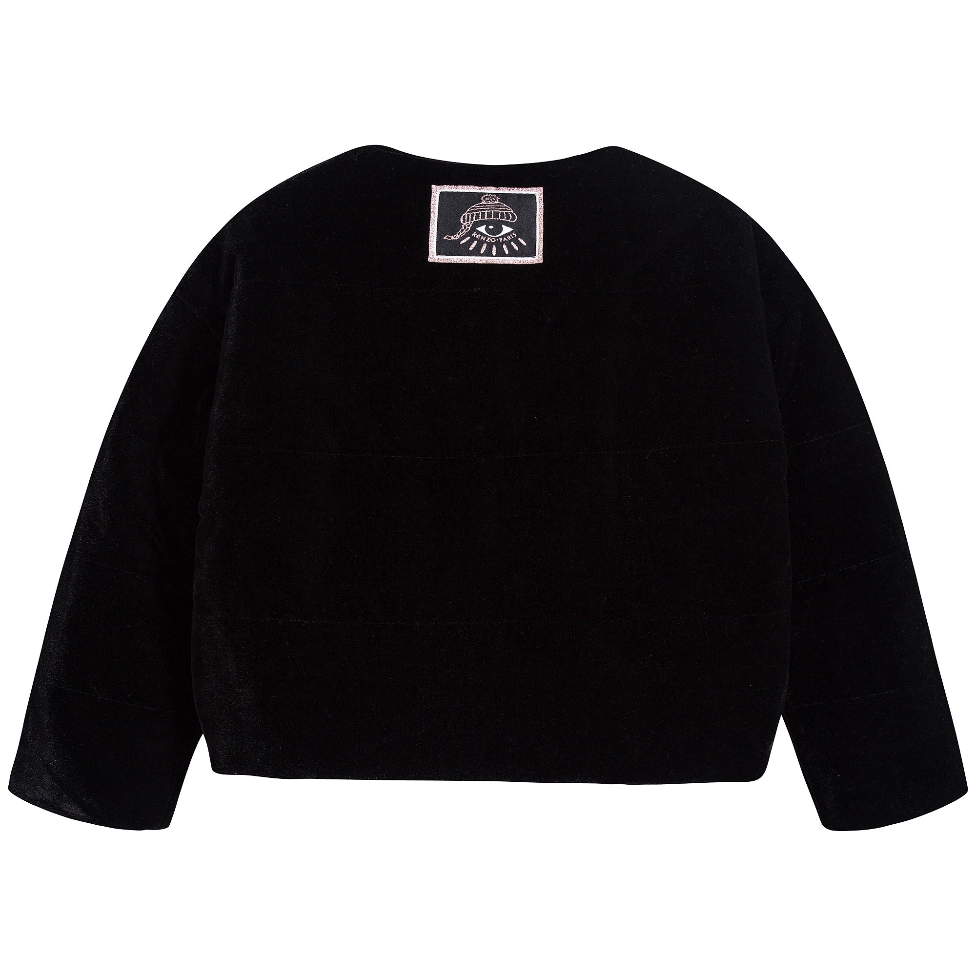 Girls Black Viscose Cardigan