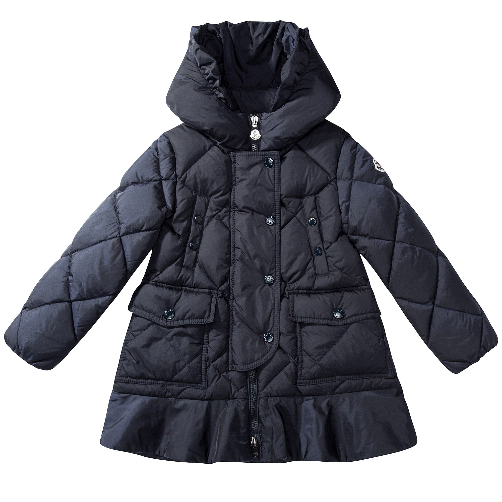 Girls Navy Blue "Vauloge Giubbotto" Coat