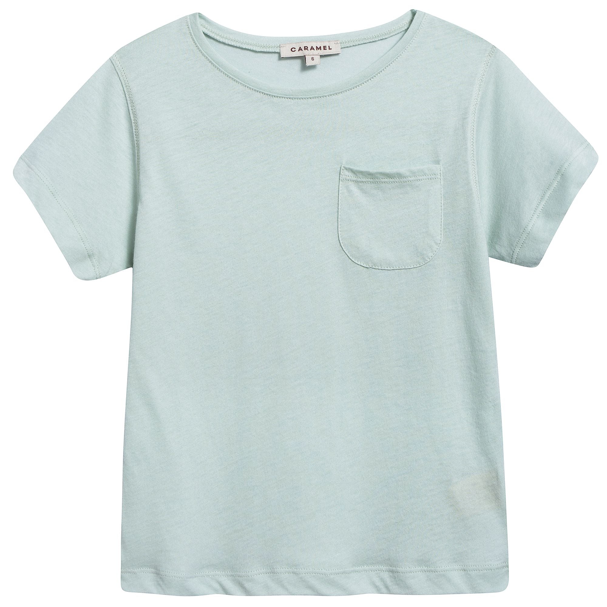 Girls & Boys Light Mint Cotton Jersey T-shirt