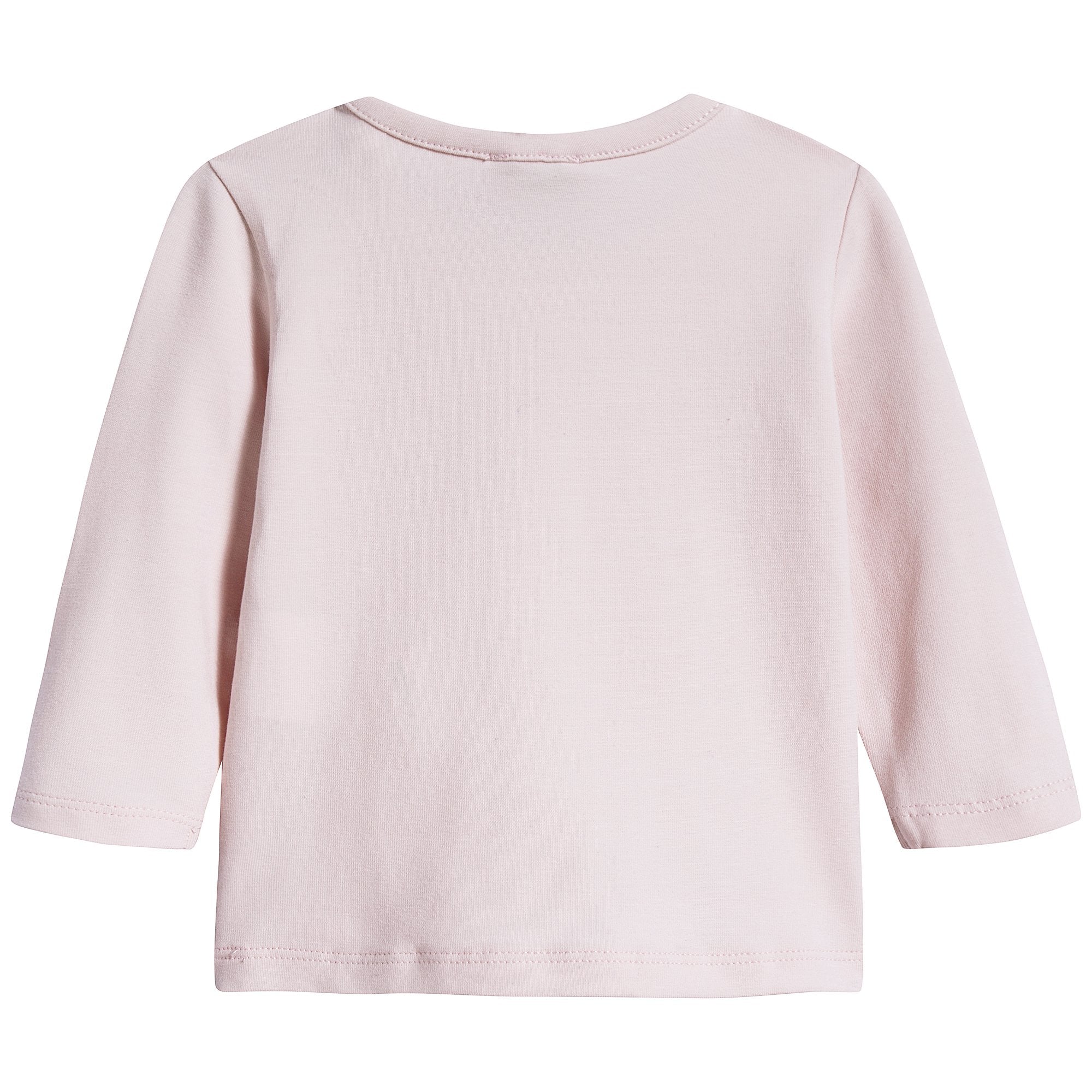 Baby Girls Light Pink Cotton T-shirt
