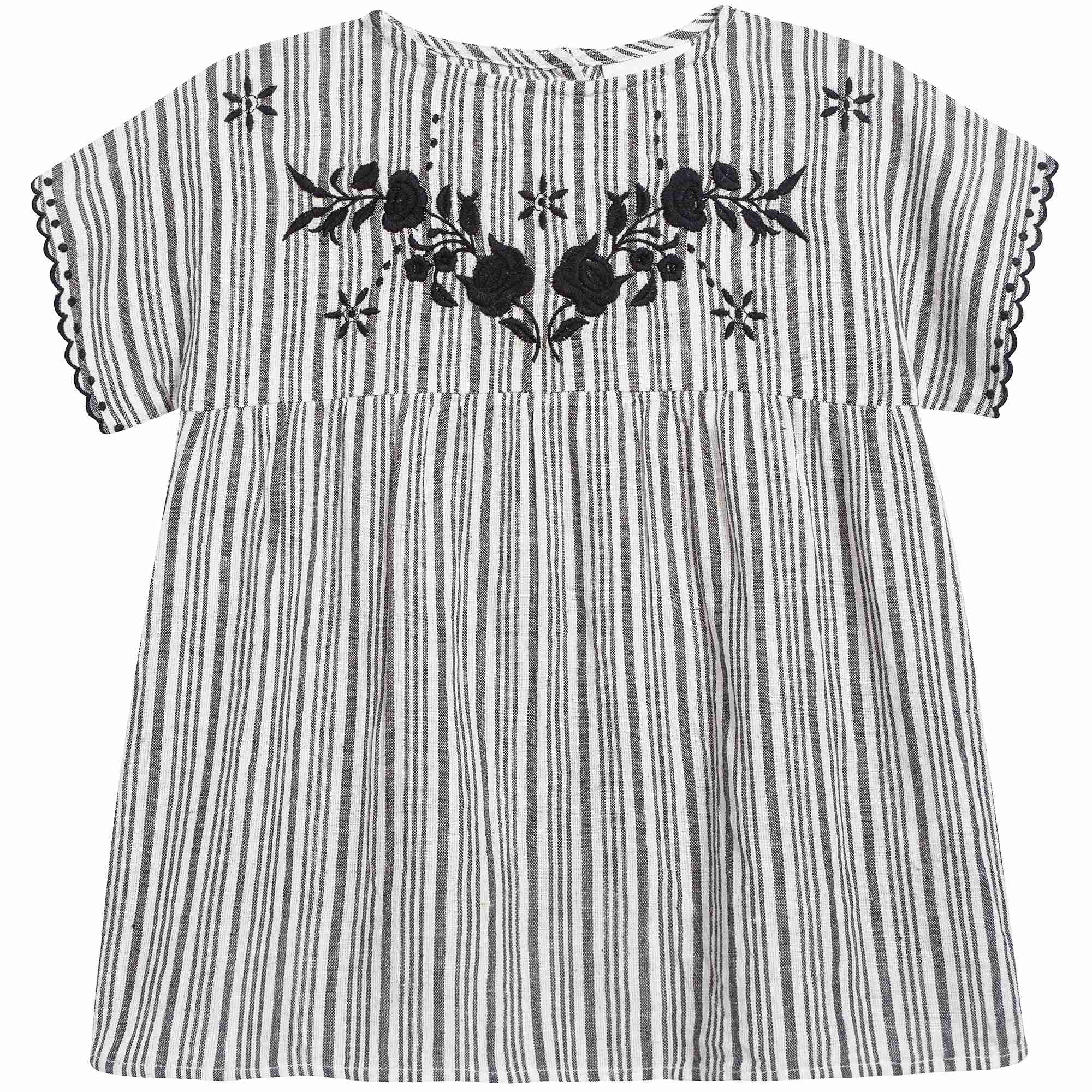 Girls Black & White "Stripes B&W" Tunic