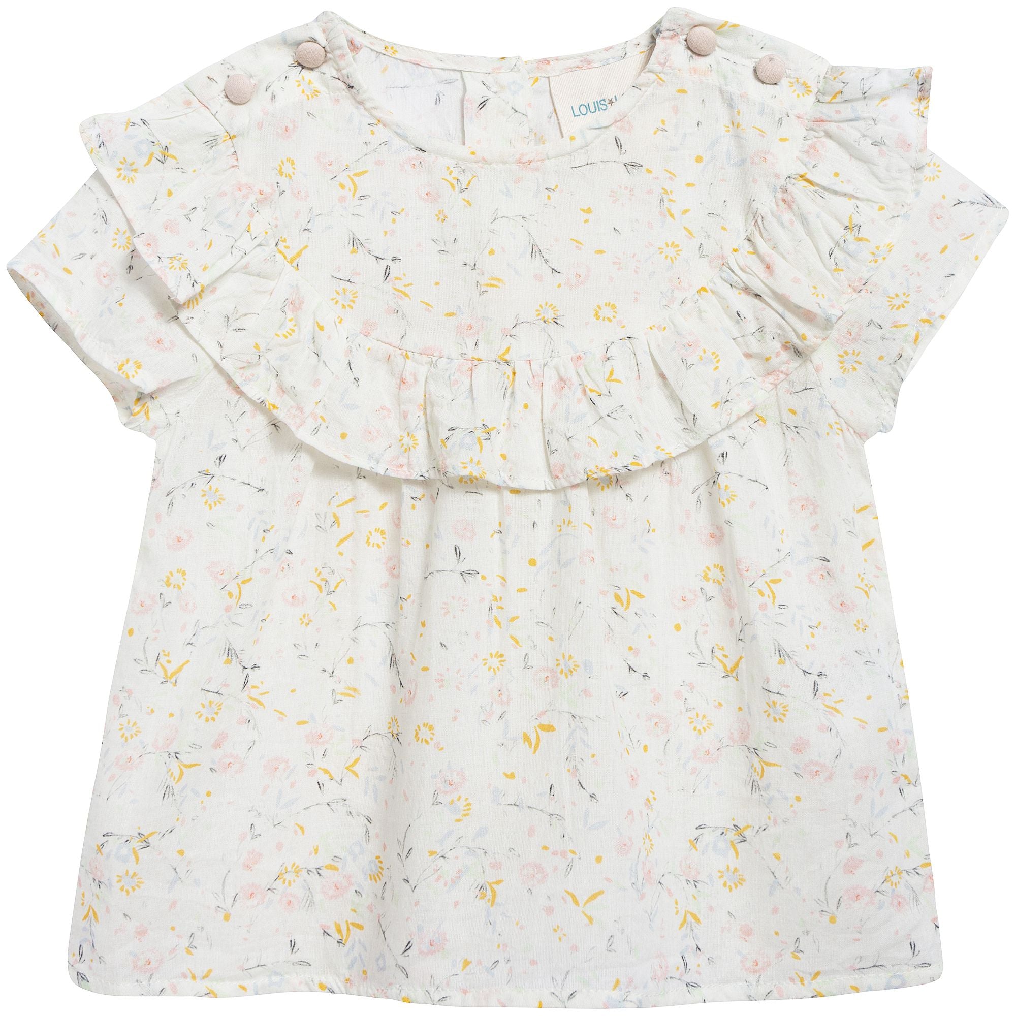 Baby Girls Multicolor "Cotton Flowers" Tunic