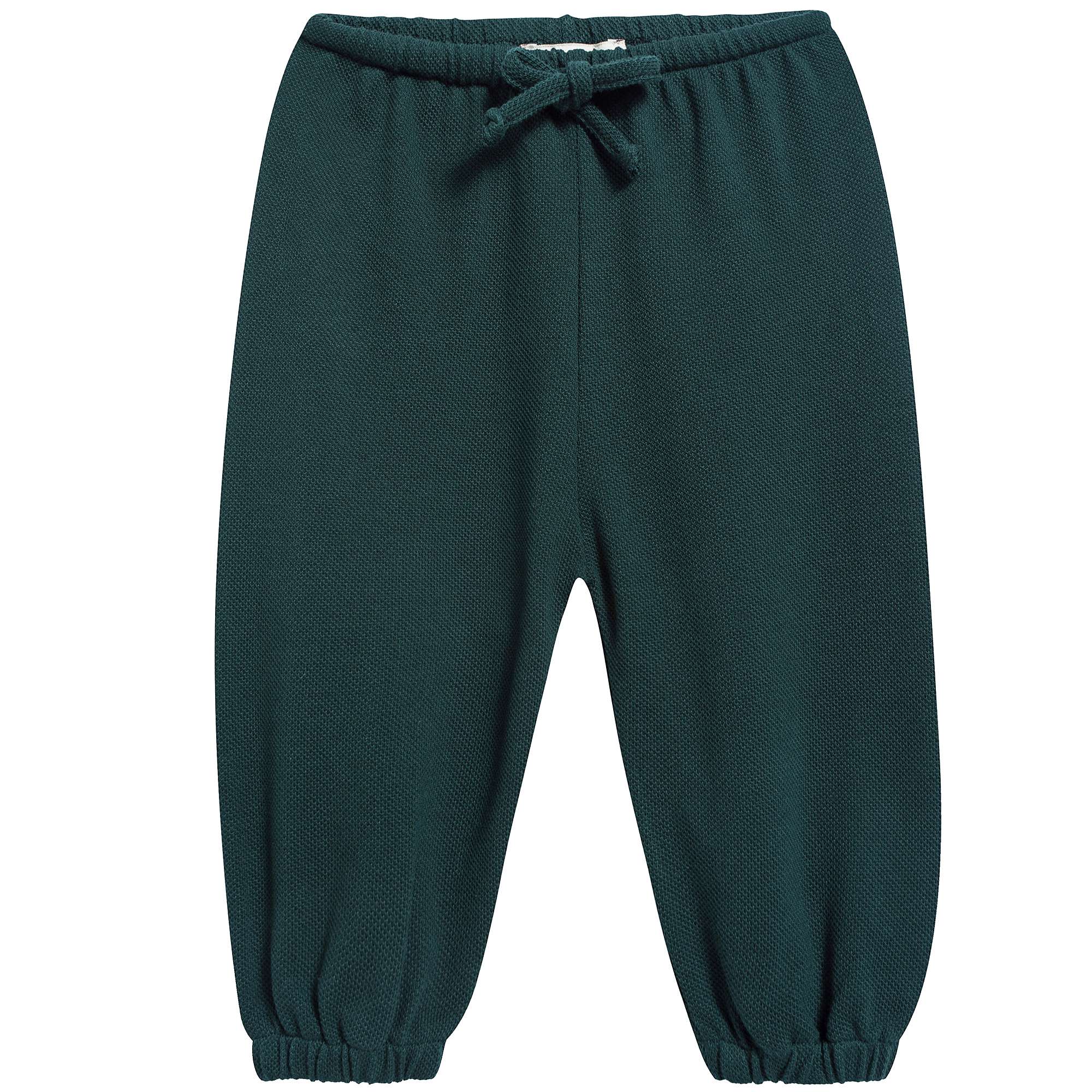 Baby Forest Green Jersey Trousers