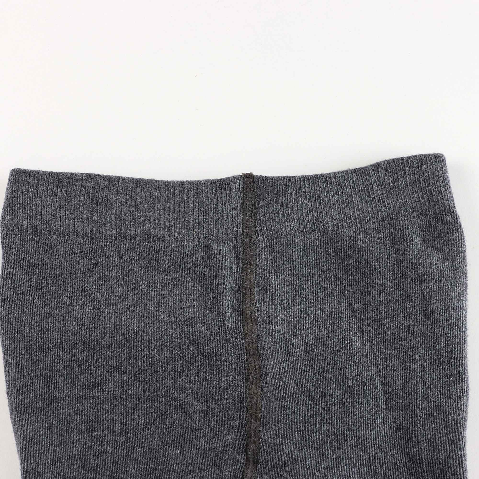 Girls Grey Cotton Tights