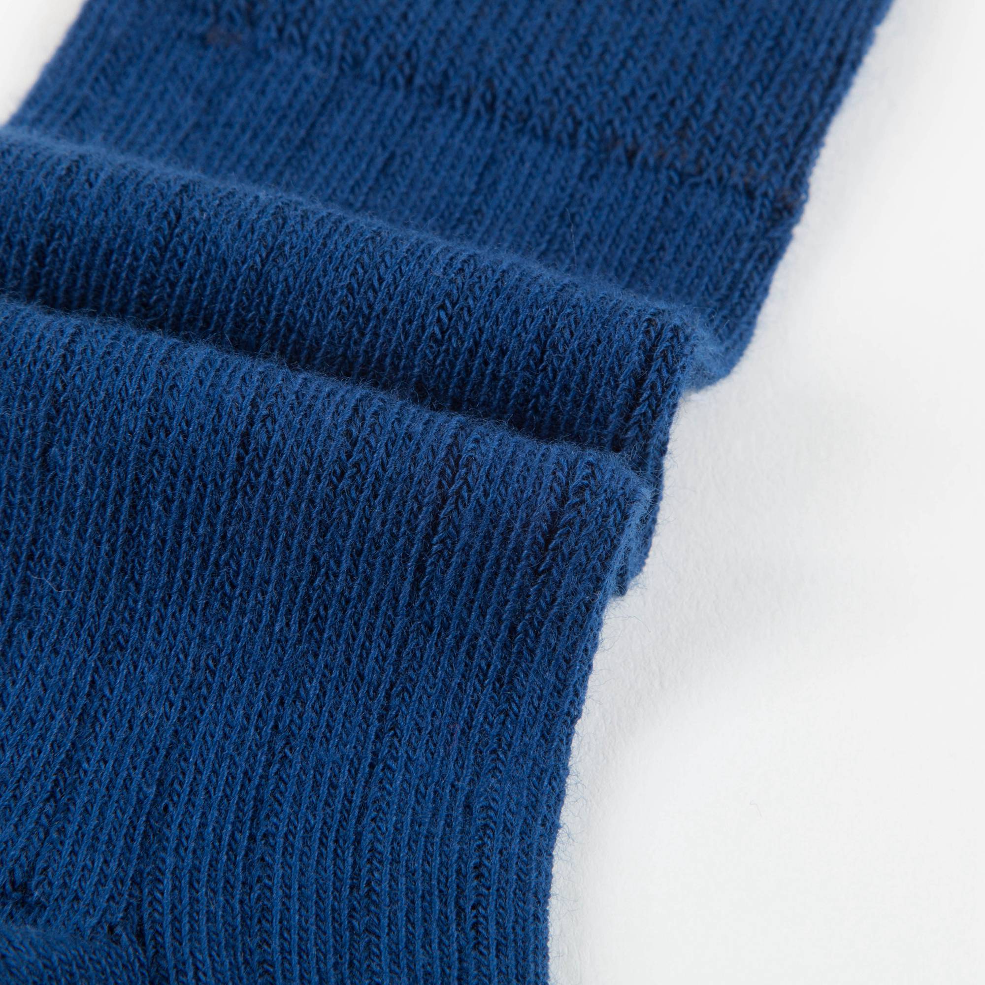 Girls Rich Blue Cotton Knitwear Socks