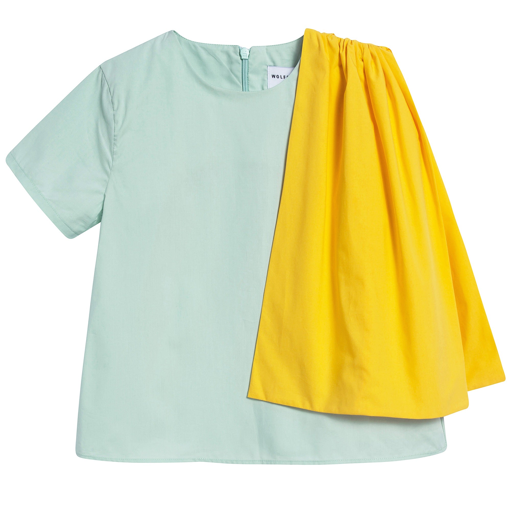 Girls Pistachio Cotton Blouse