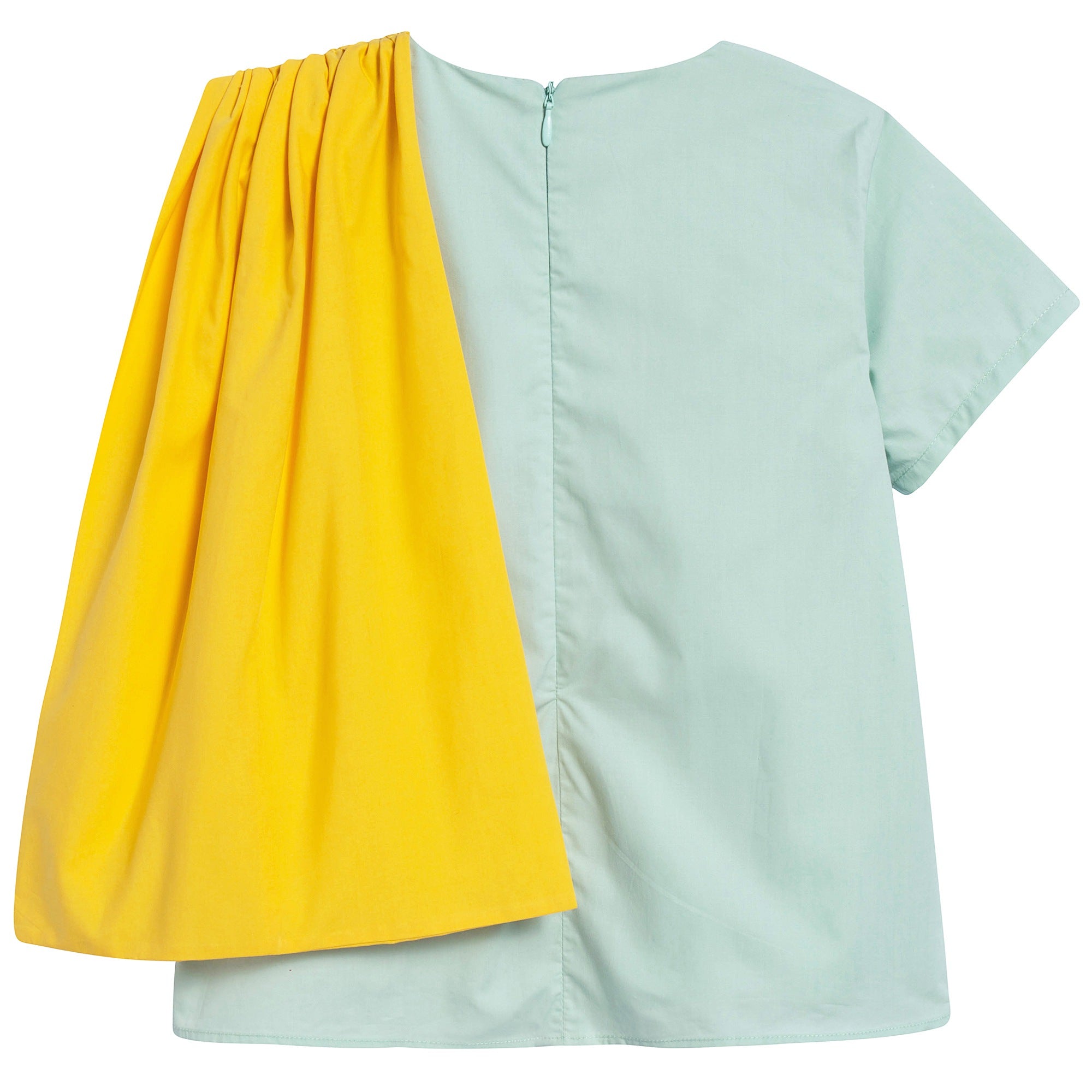 Girls Pistachio Cotton Blouse