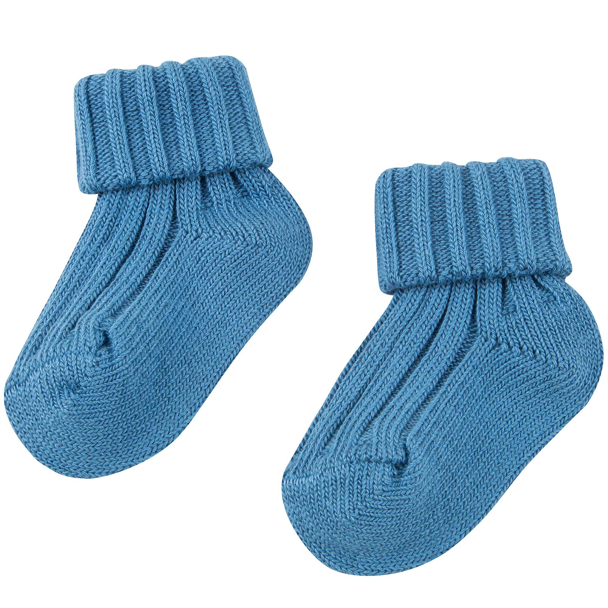 Baby Rich Blue Cotton Knitwear Socks