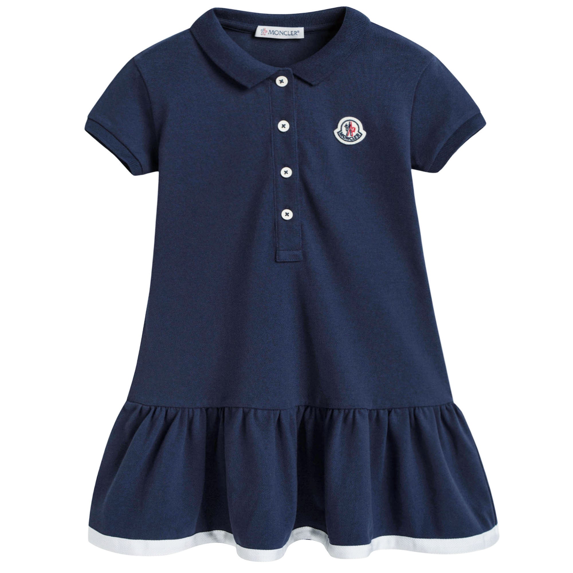 Baby Girls Blue Polo Dress