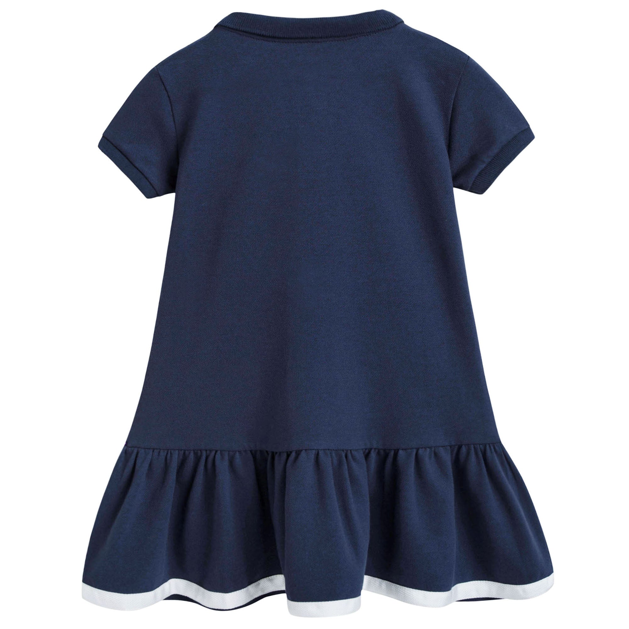 Baby Girls Blue Polo Dress
