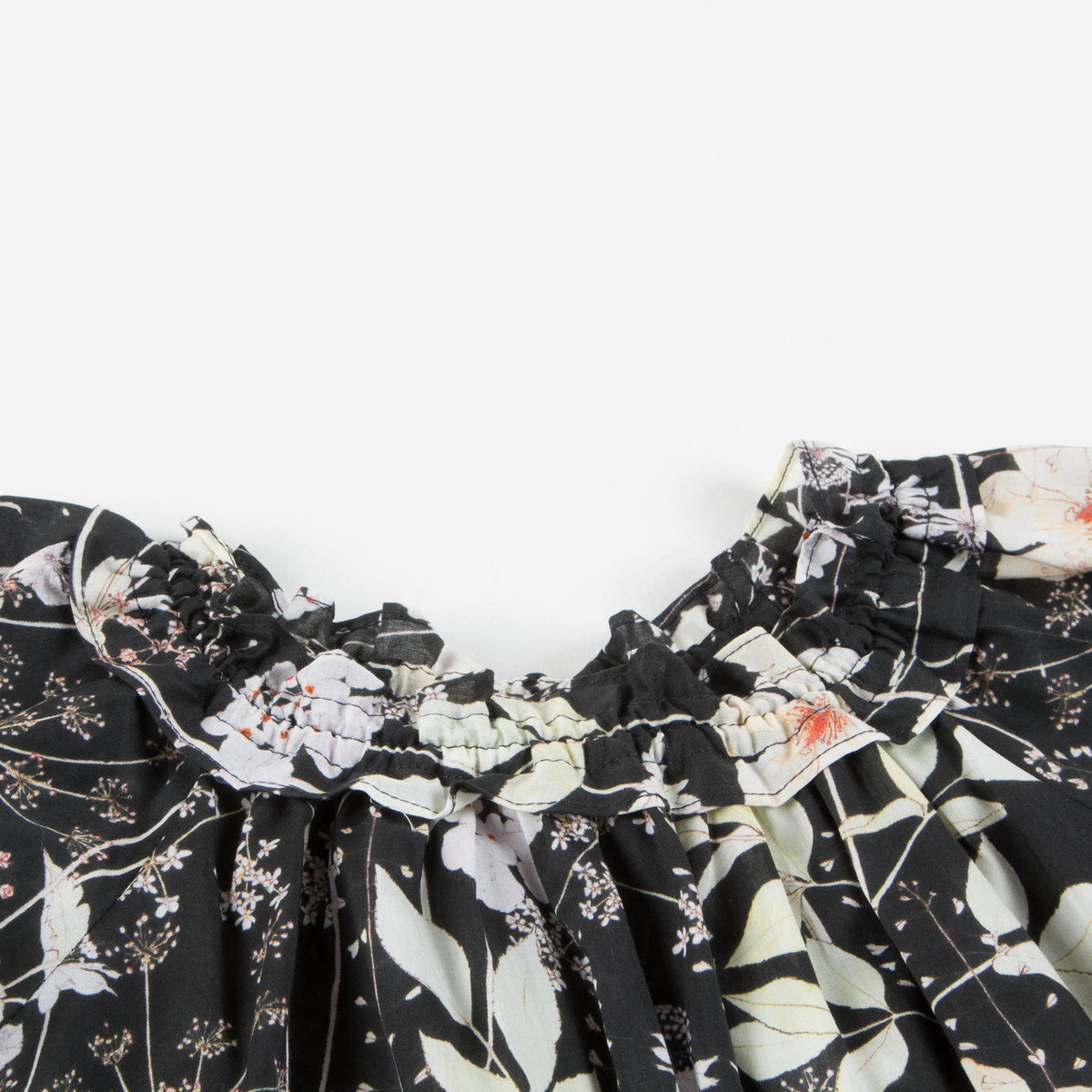 Robe noire imprimée pour fille