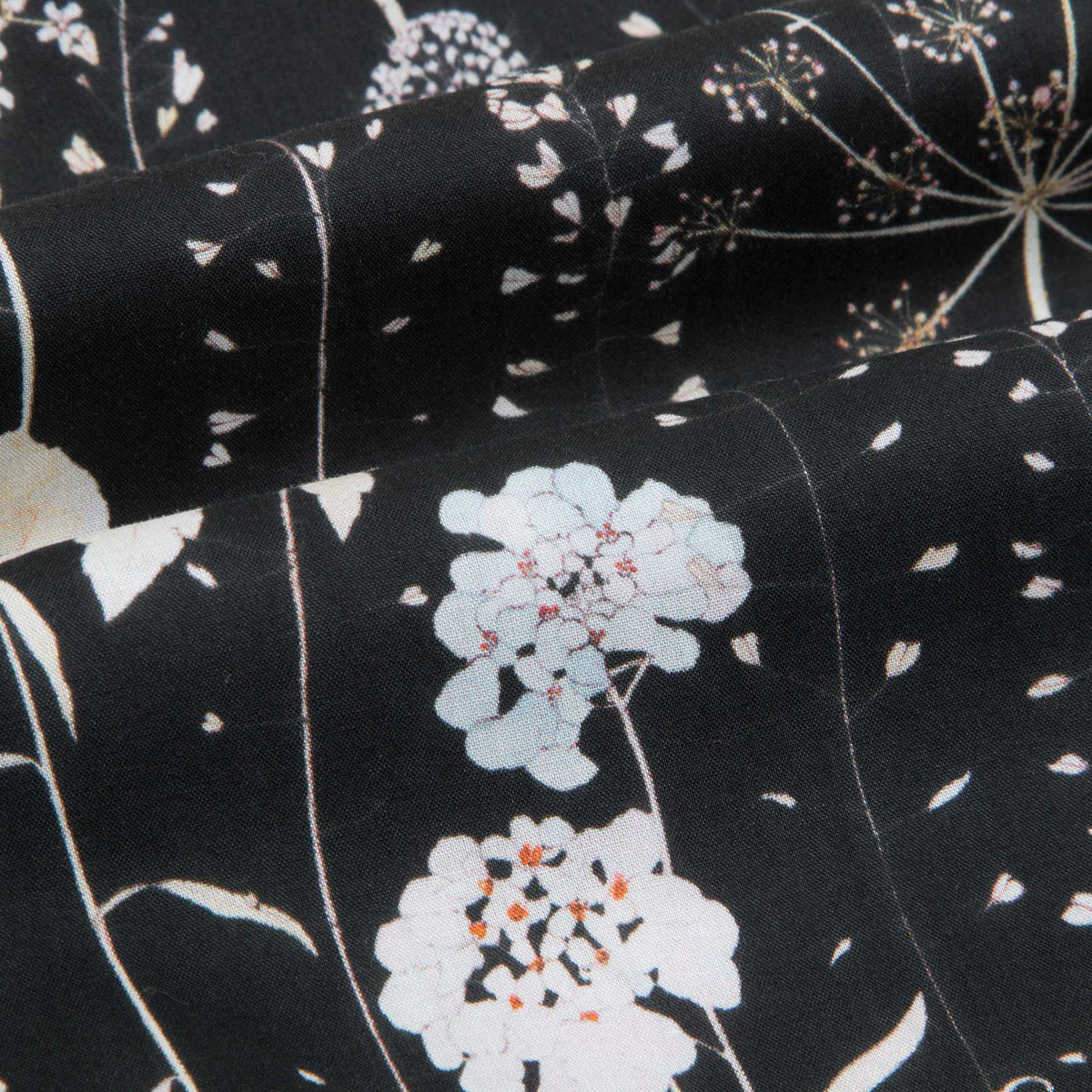 Robe noire imprimée pour fille