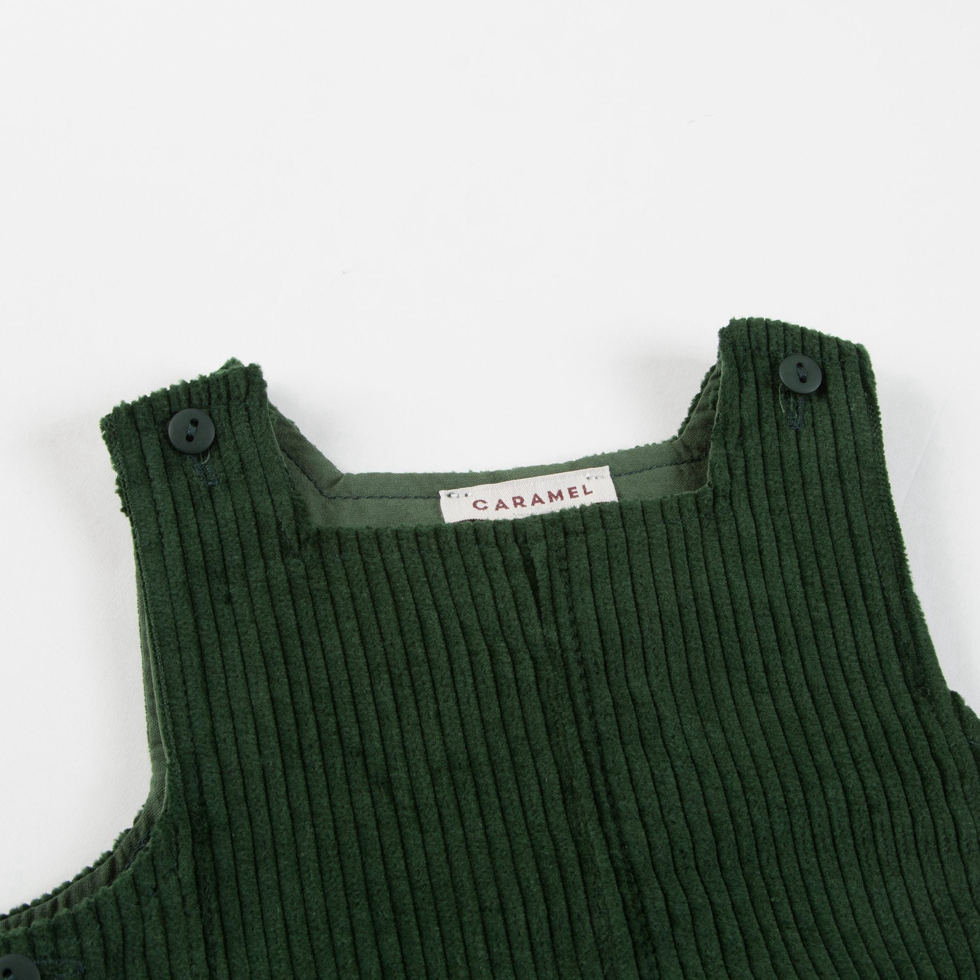 Baby Green Cotton Woven Romper