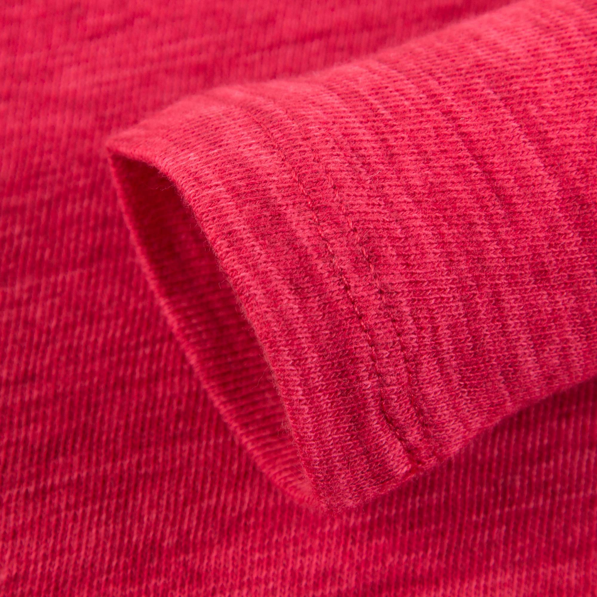 Girls Red Cotton Jersey Top