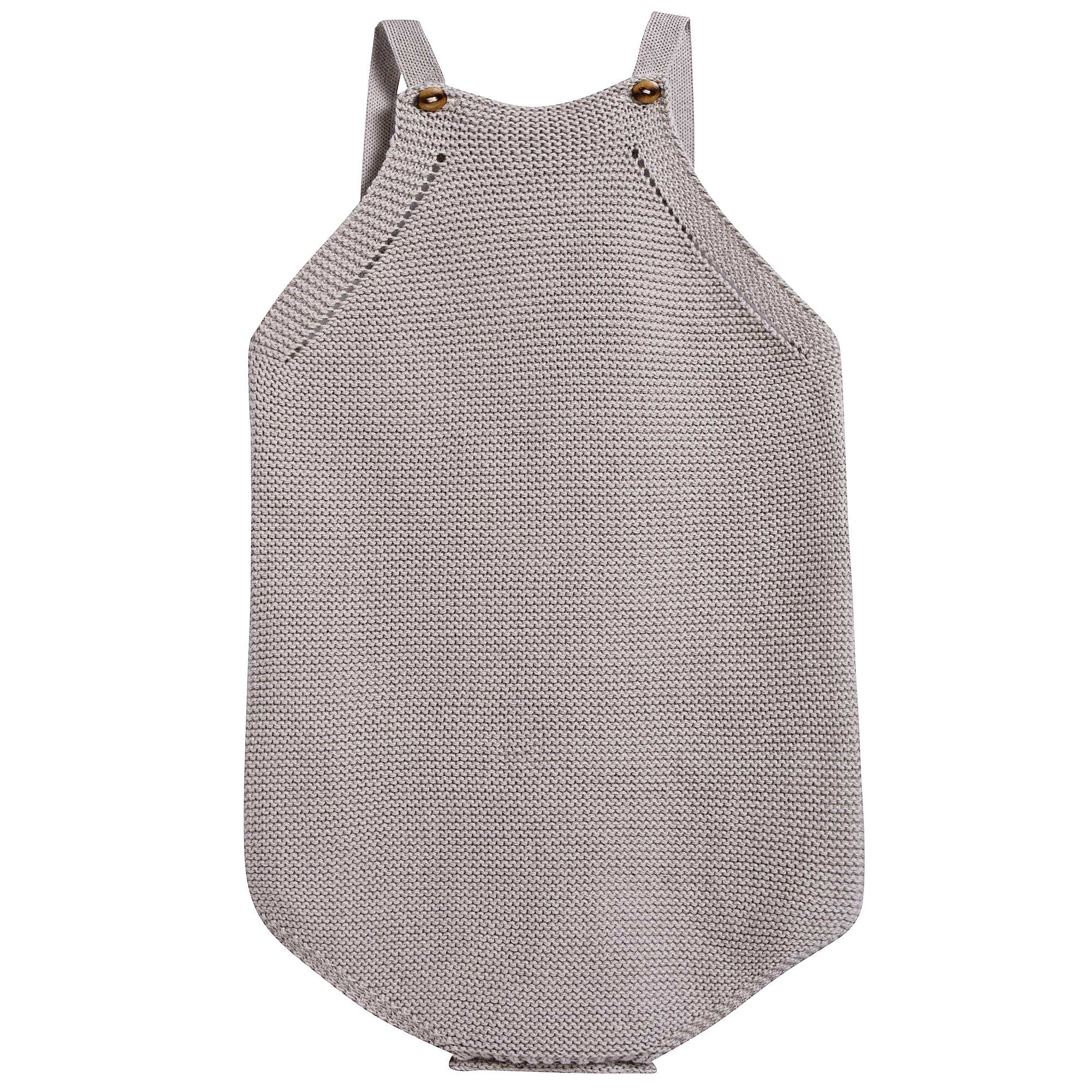 Baby Light Heather Cotton Knitwear Romper