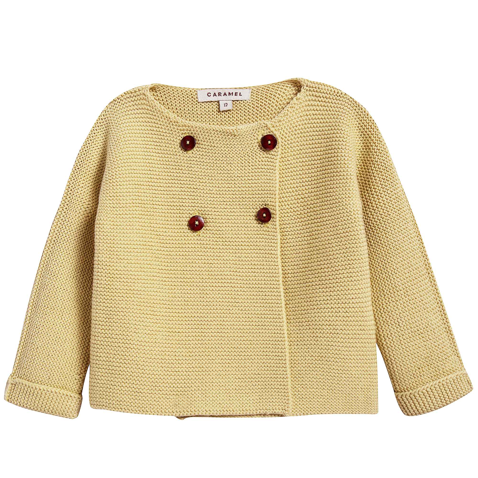 Baby Lemon Cotton Knitwear Cardigan