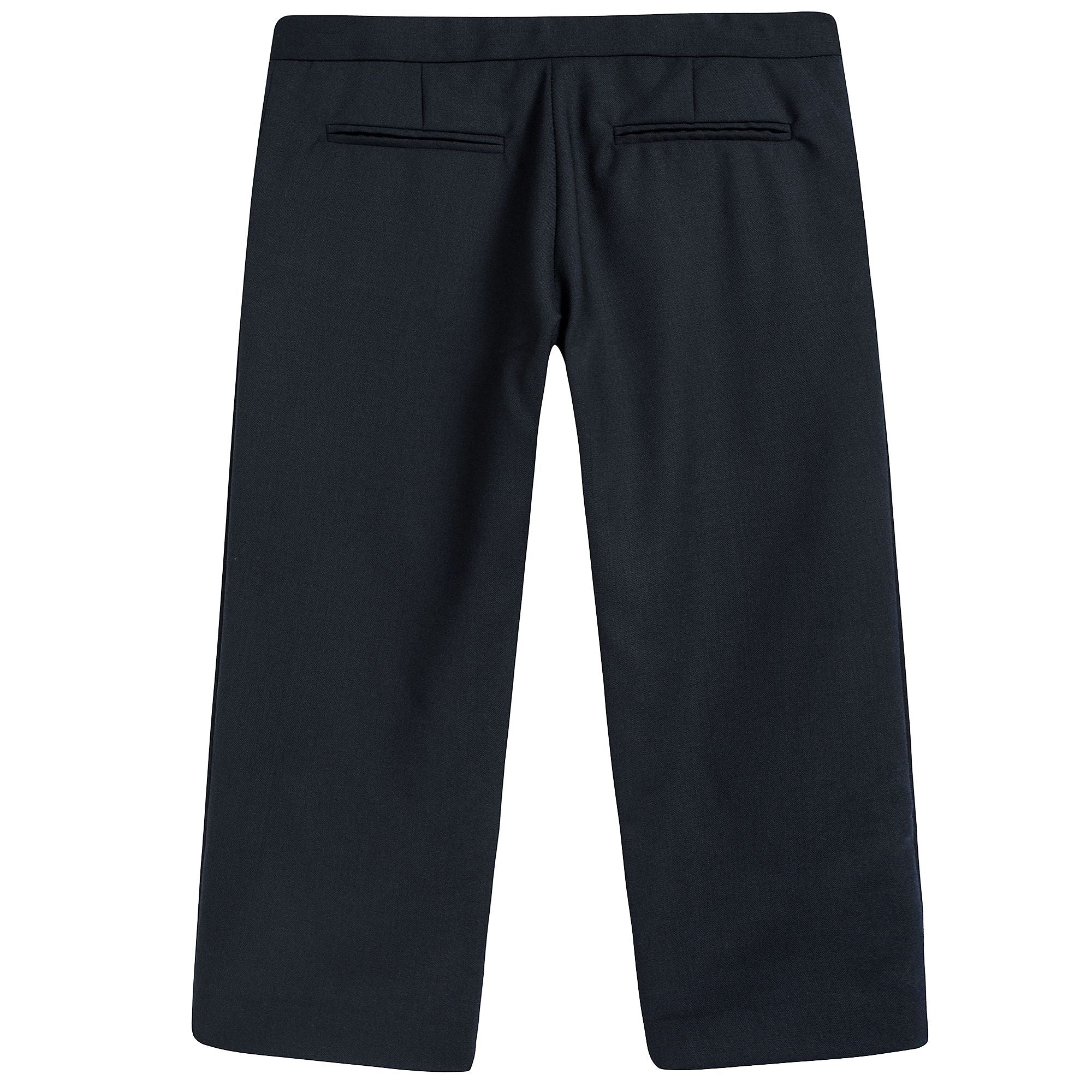 Girls Navy Blue Wool Trouser