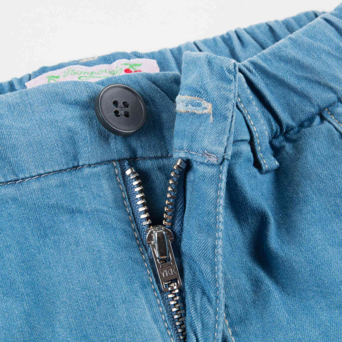 Jean souple bleu pour fille