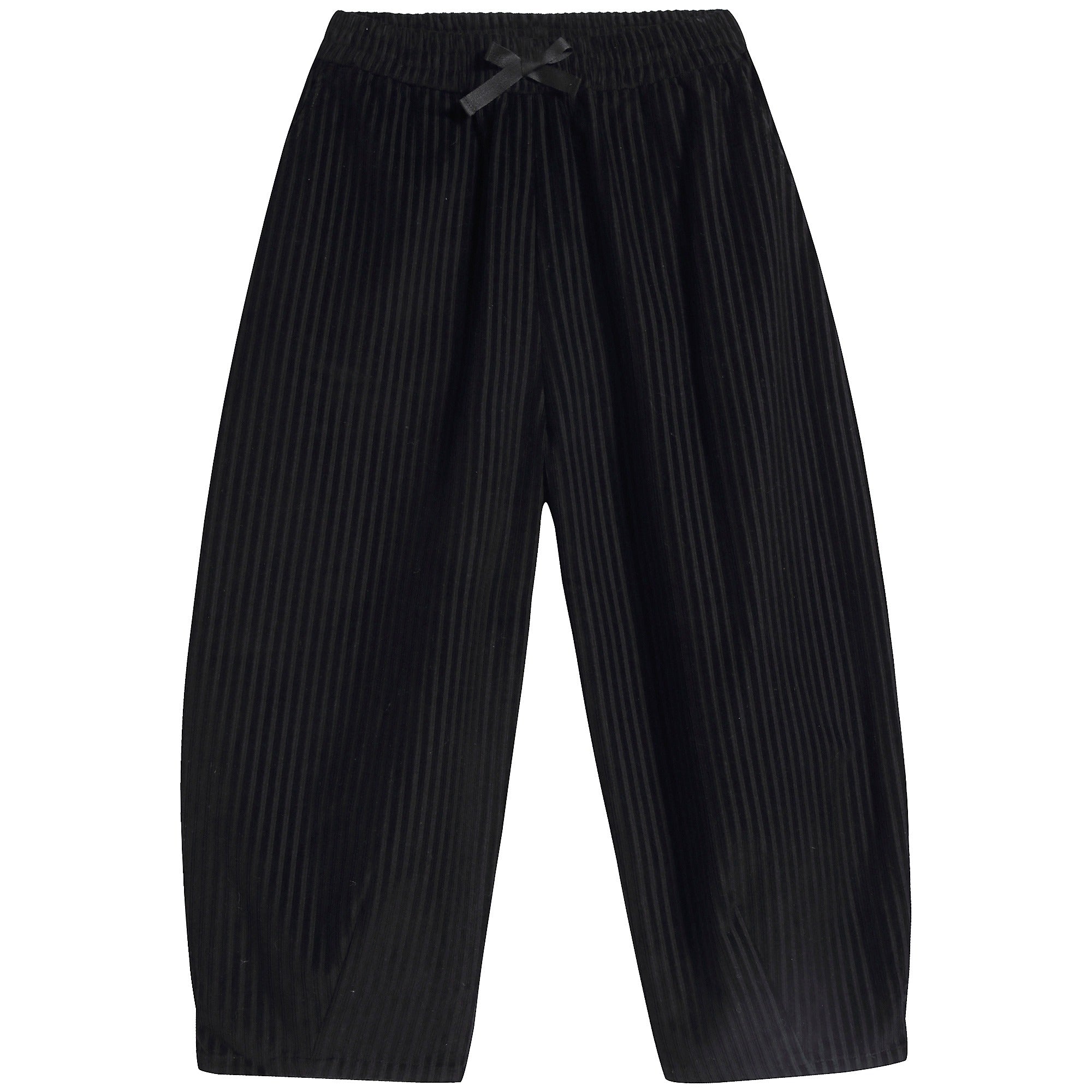 Girls Black Wide Trousers