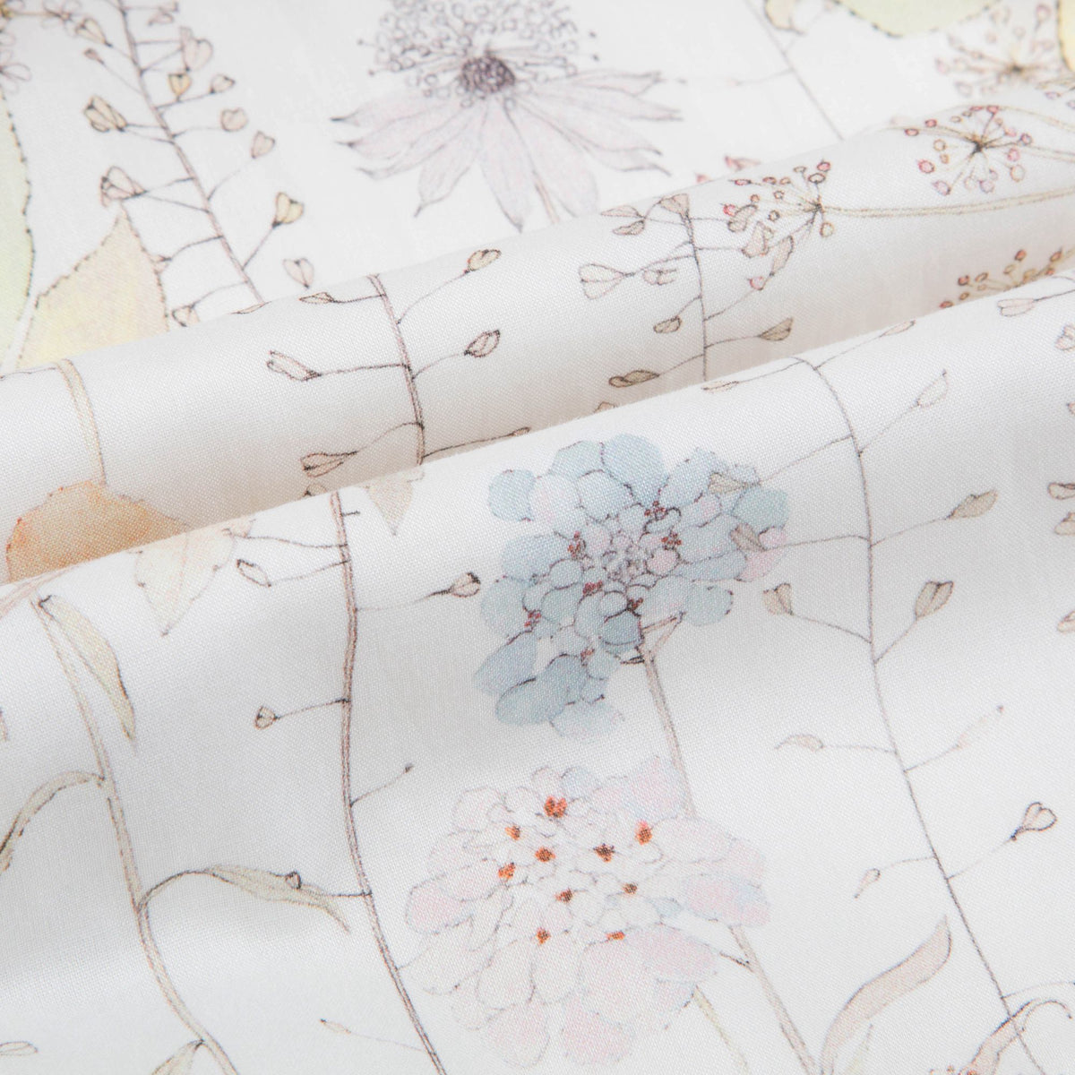 Robe blanche à fleurs de cerisier pour petite fille
