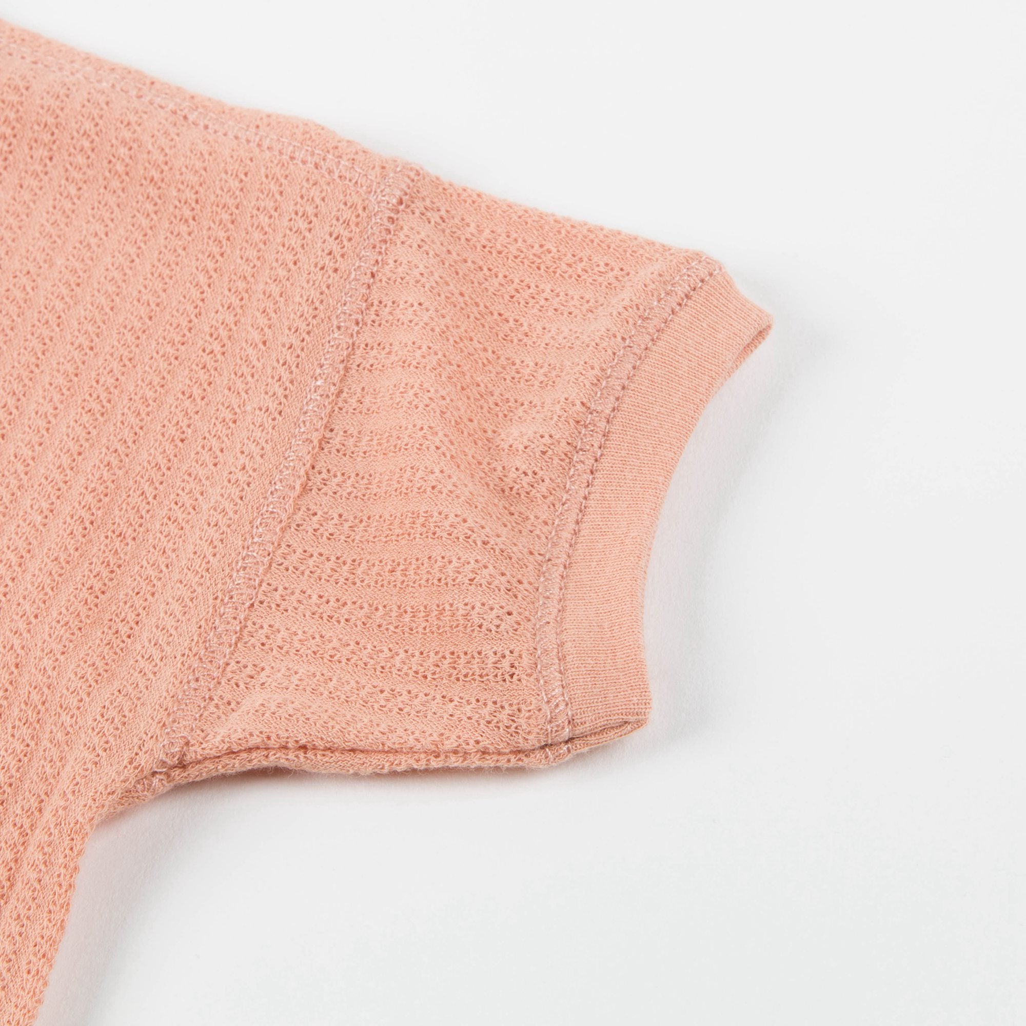 Baby Coral Pink Cotton Jersey T-Shirt