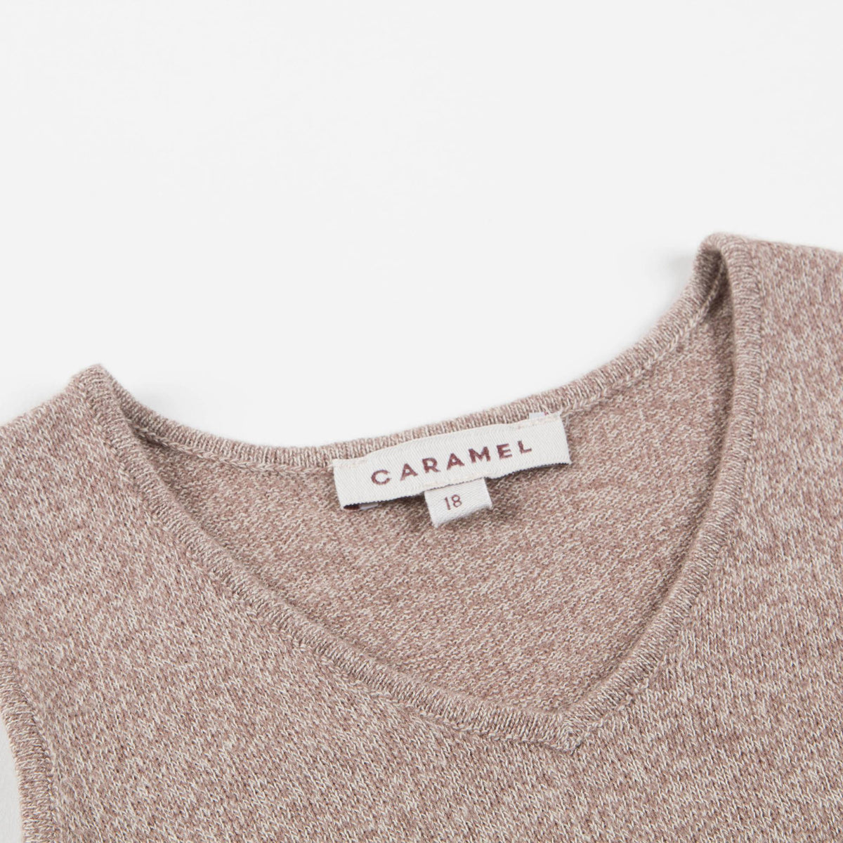 Gilet tricoté en coton Baby Mocha